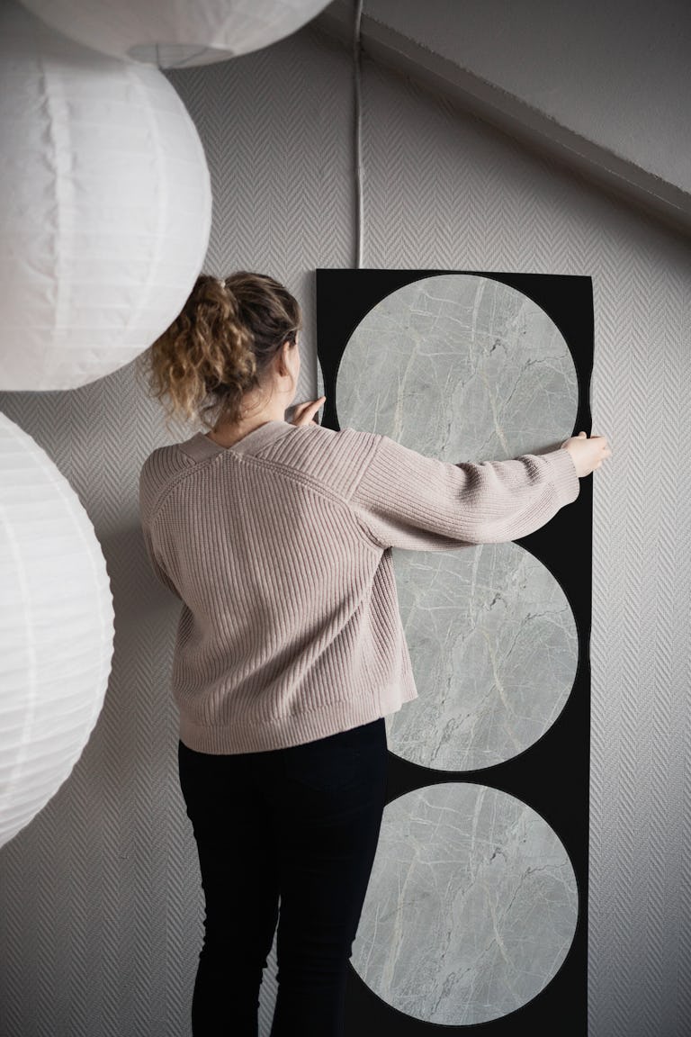 Minimal Marble Dots wallpaper roll