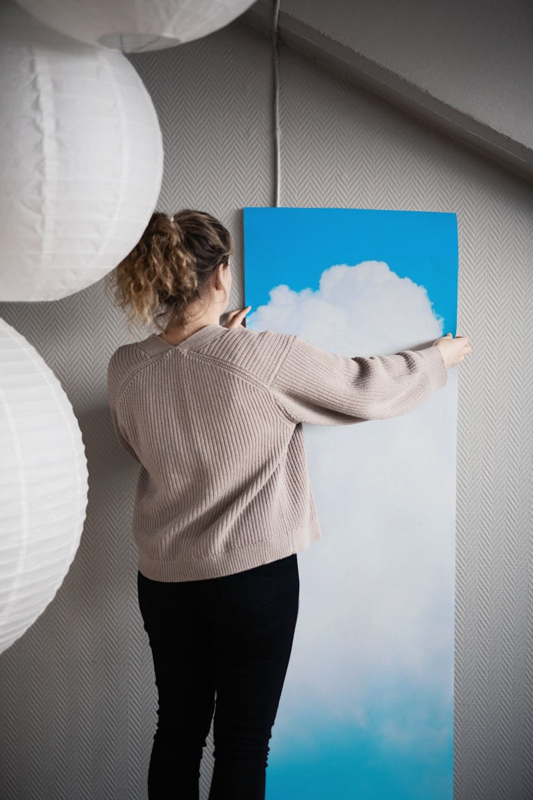 Blue Clouds III wallpaper roll