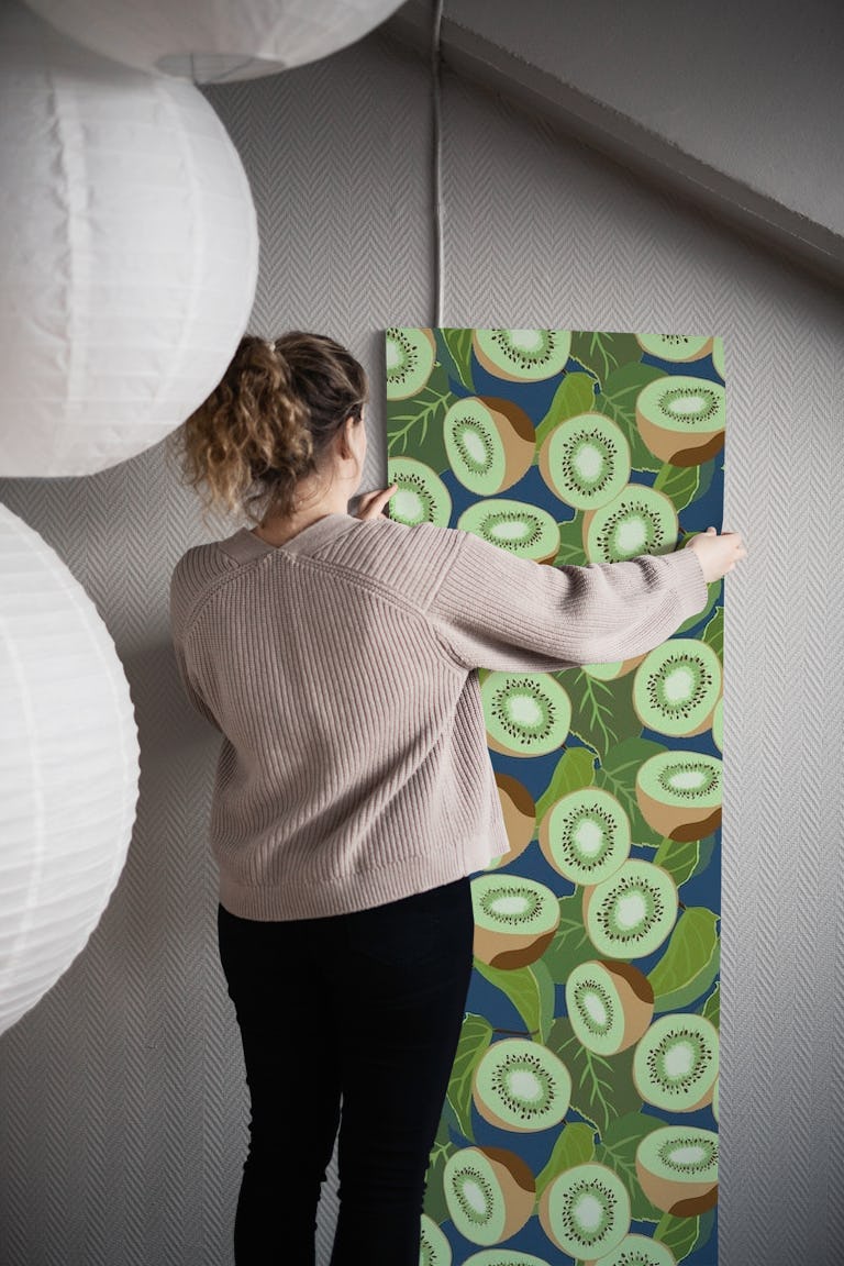Kiwi wallpaper roll