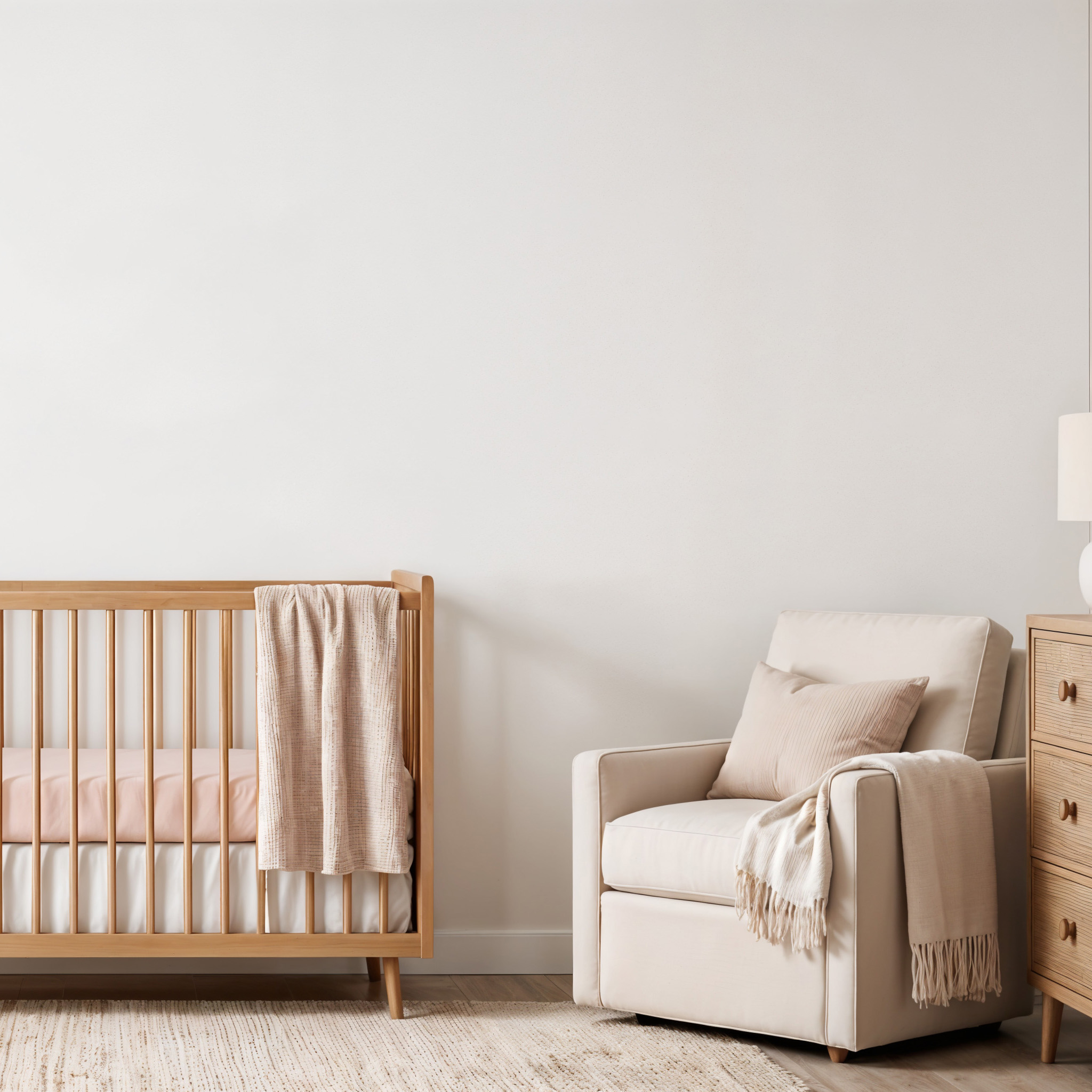 Beige and Cream Stripes Linen Look Texture