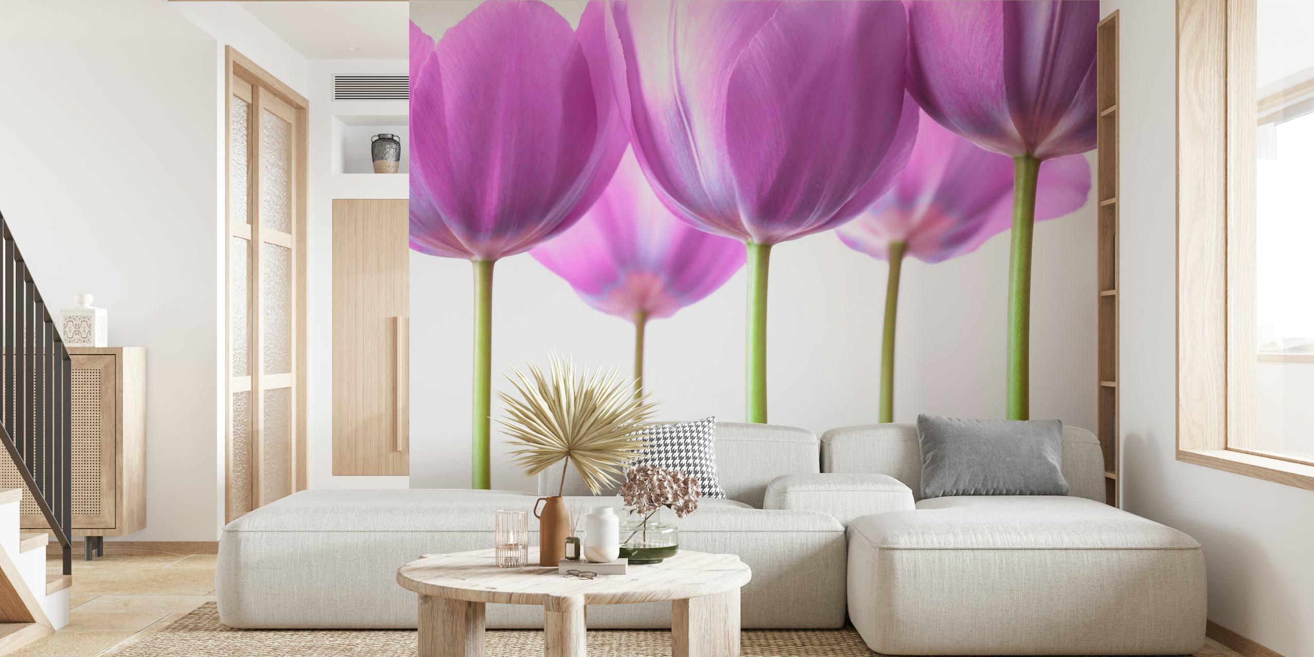 Purple Tulips papel de parede