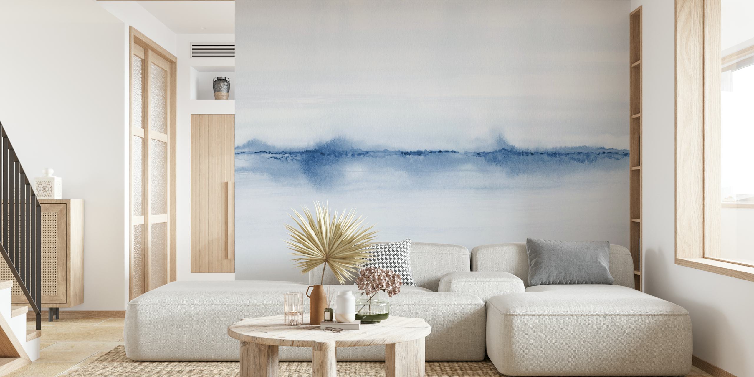 Tapeta Watercolor landscape v pokoji