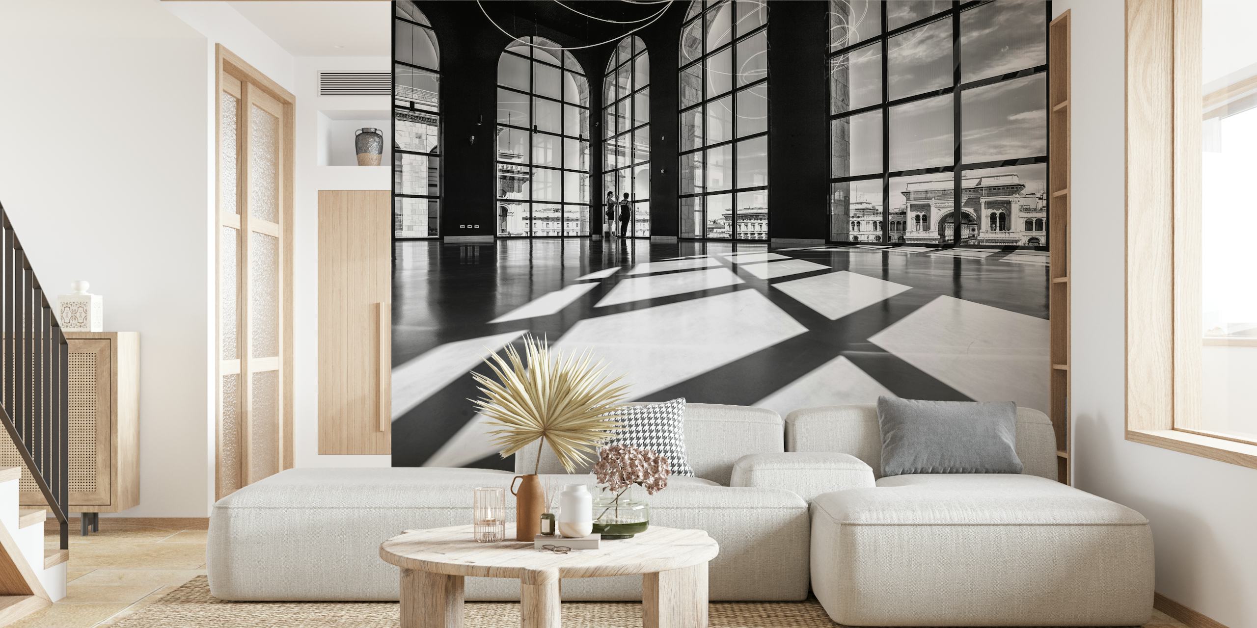 Carta da parati con design lights and shadows