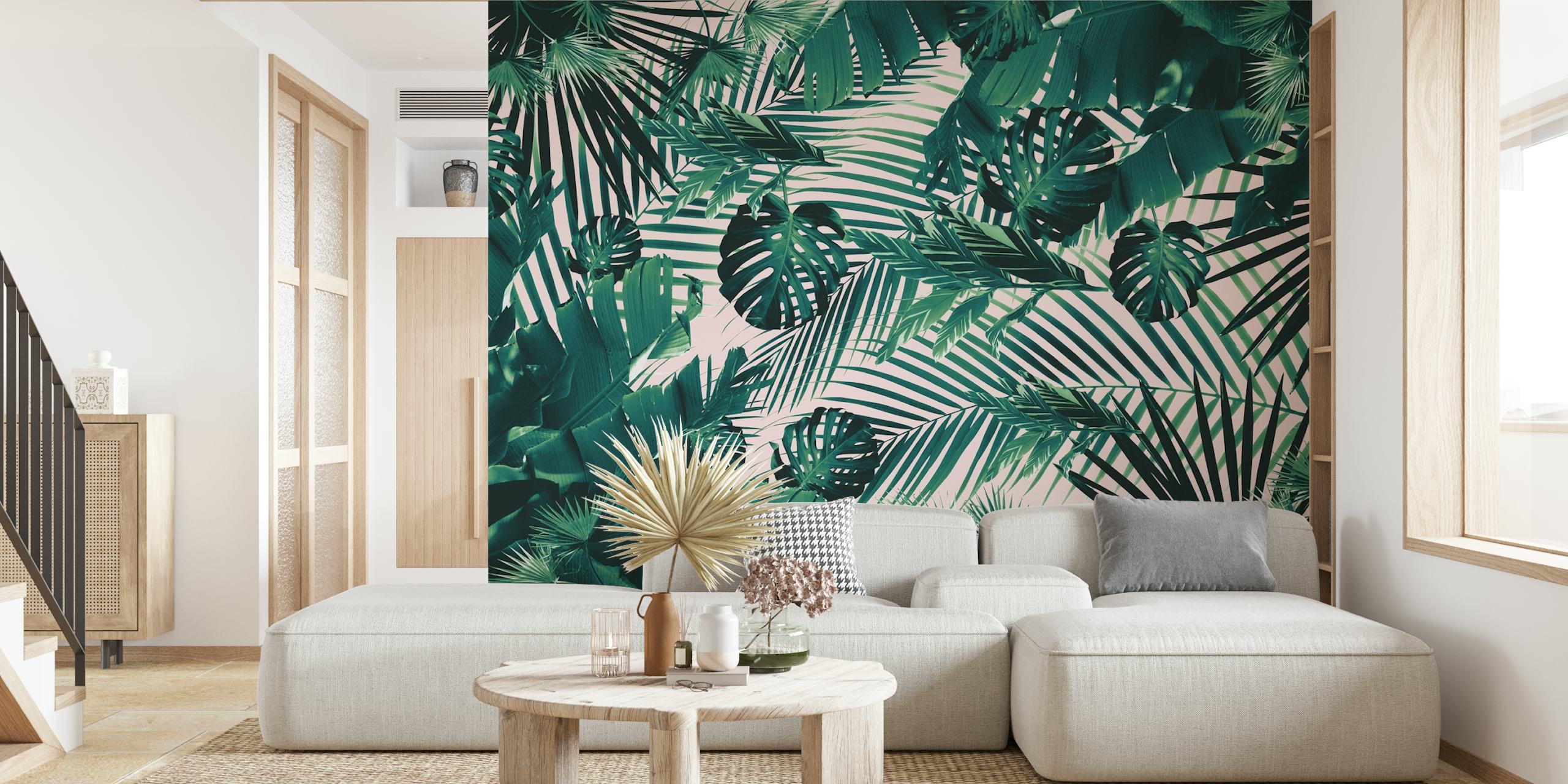 Tropical Jungle Siesta 2a tapet i et rom