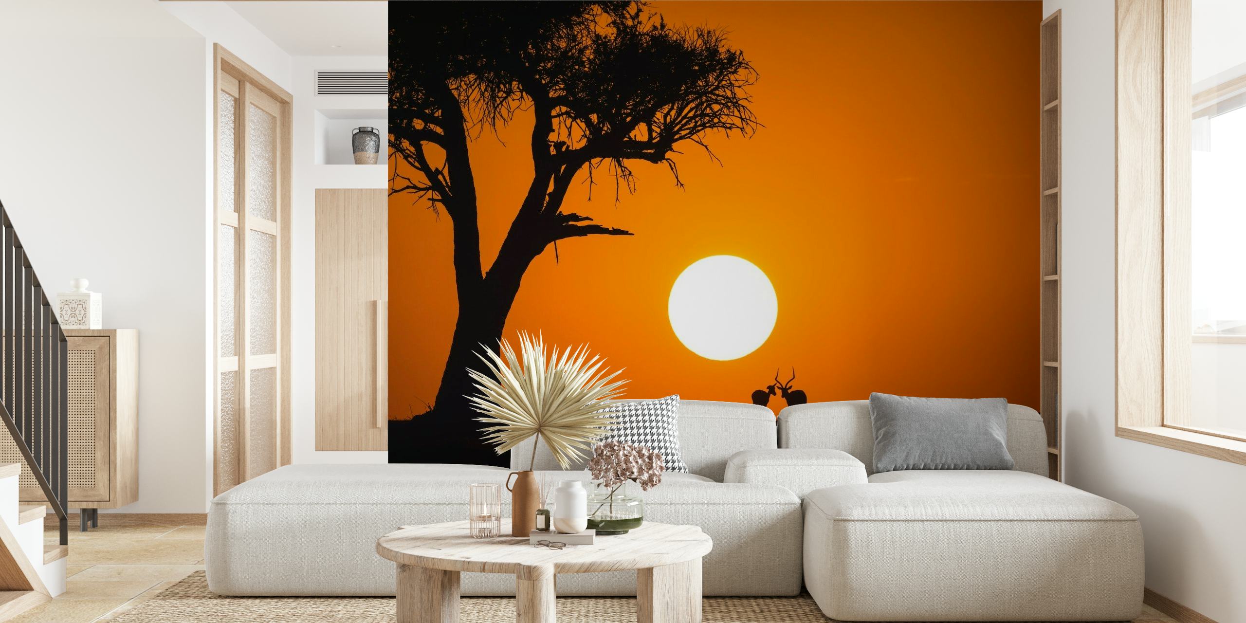 African Sunset papel pintado