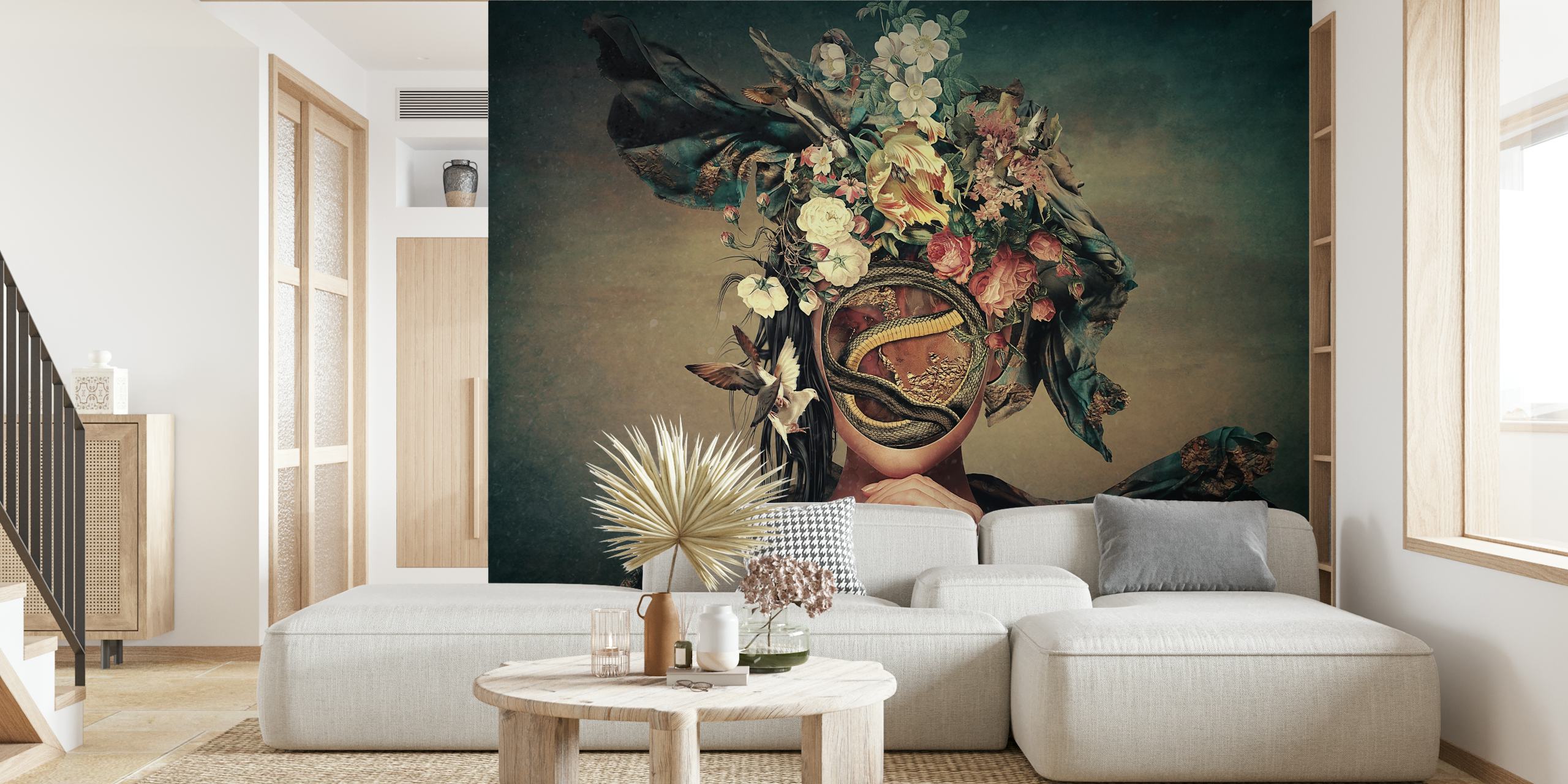 Vibrant blommig design