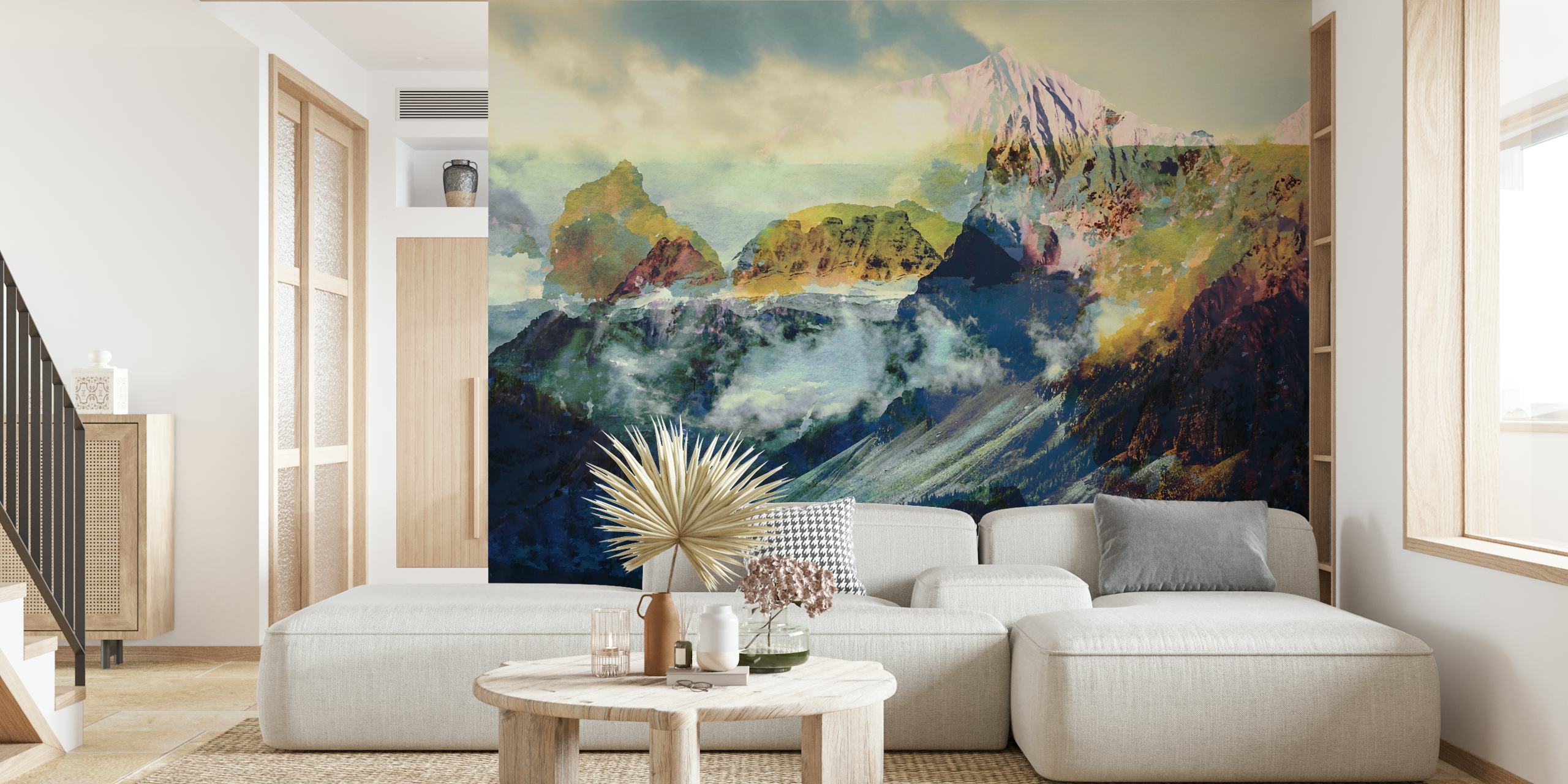 Papier peint Beyond Everest dans une pièce pittoresque