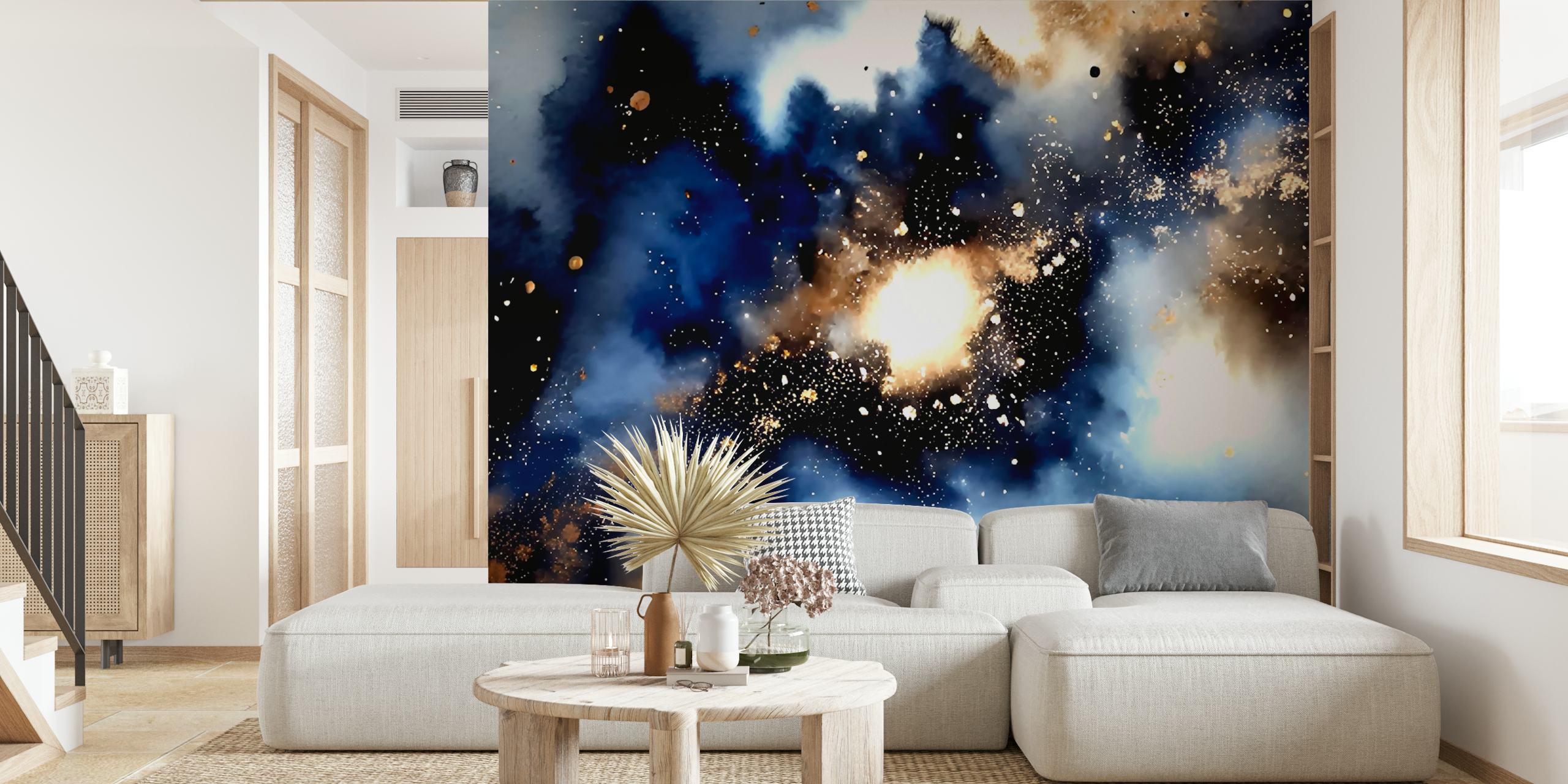 Cosmic Radiance tapetti huoneessa