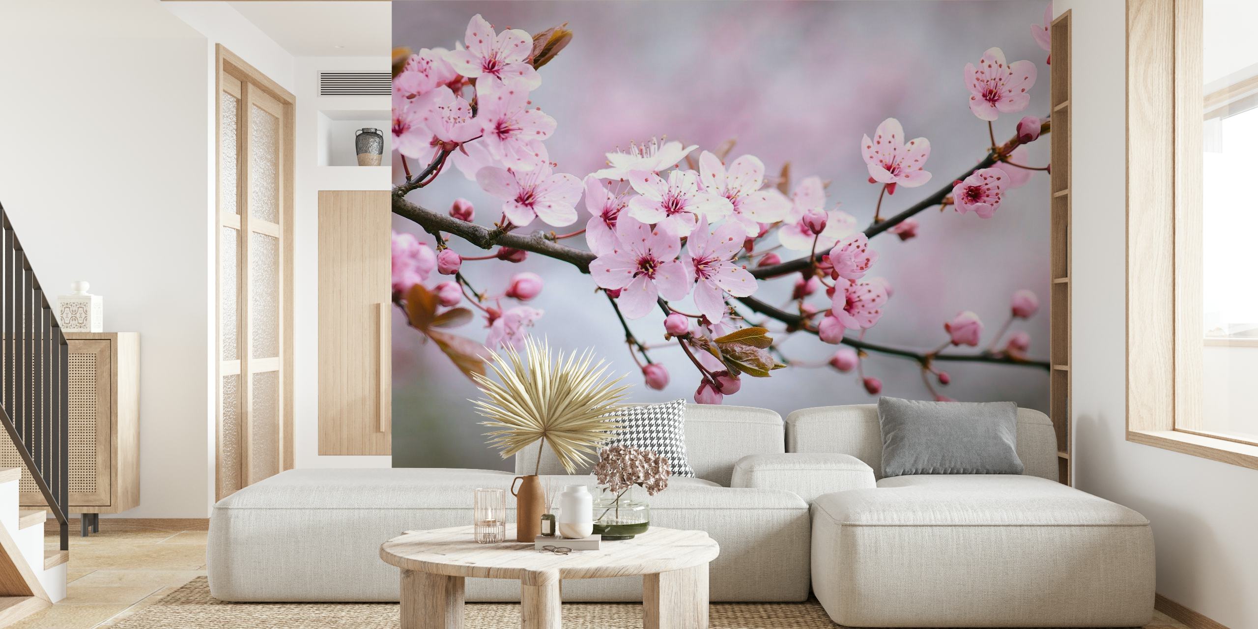 Blossoming Spring Flower Wallpaper Mural