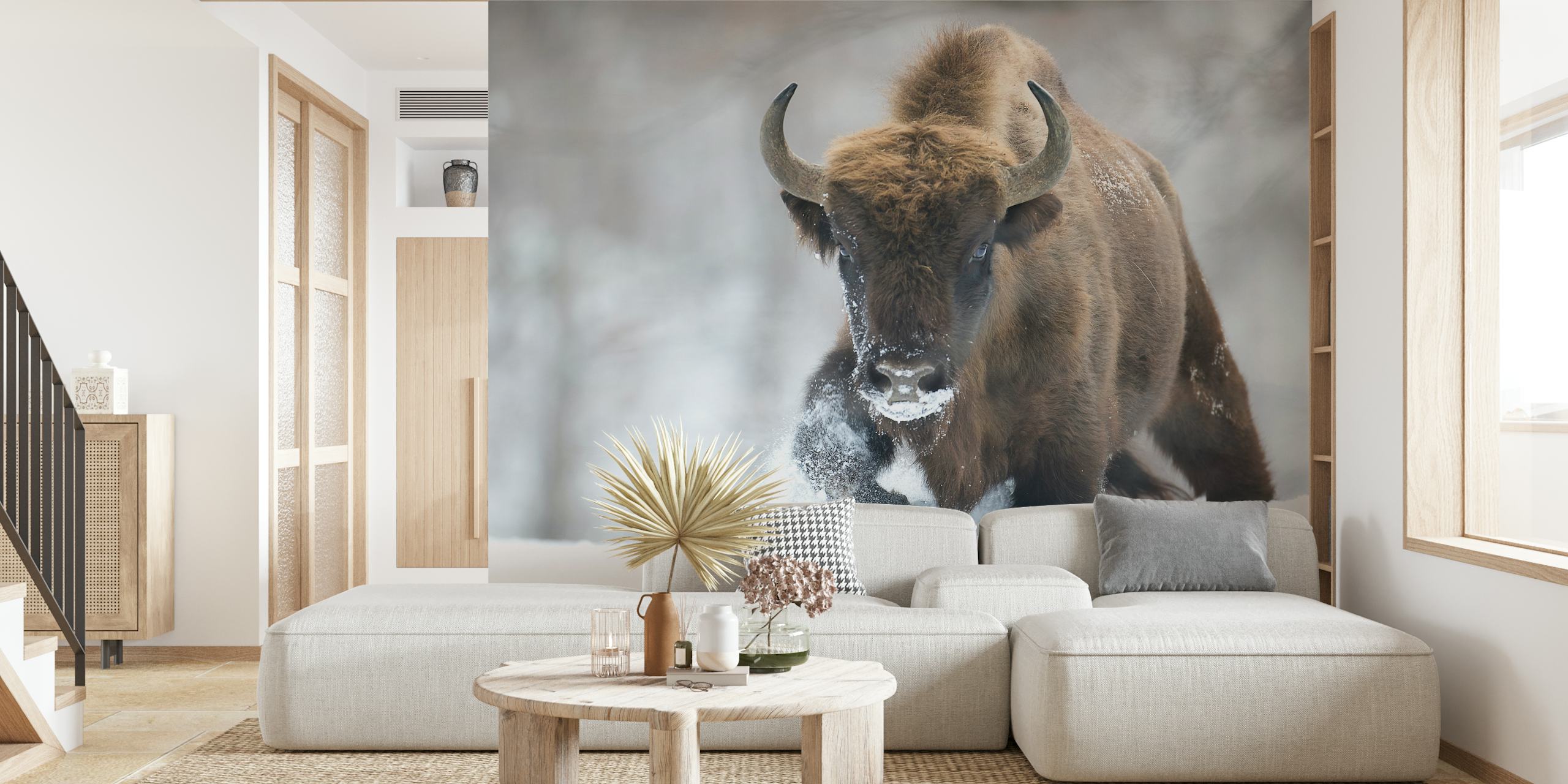 Rewilded tapetti luonnollisessa ympäristössä