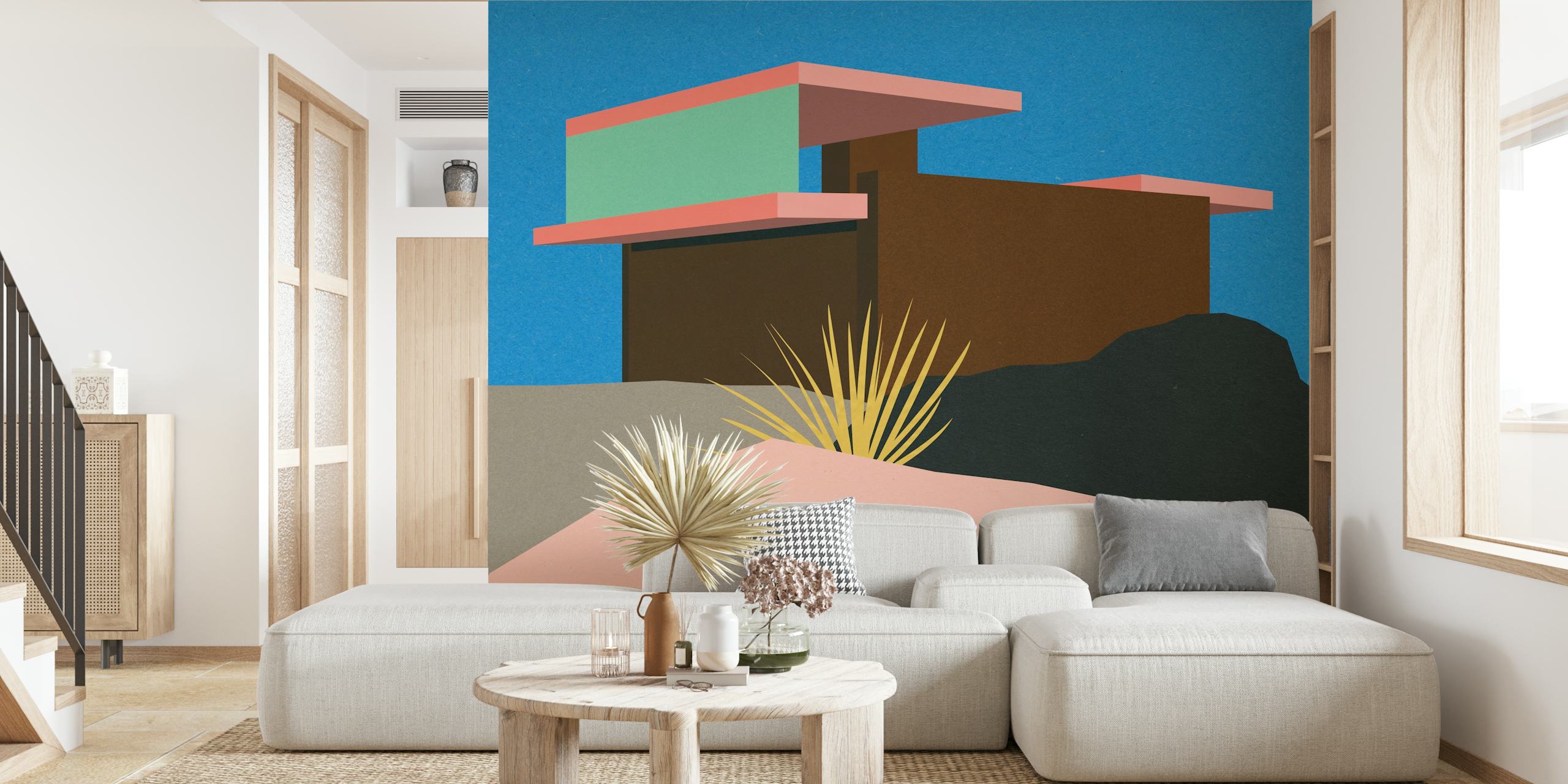 Kaufmann Desert House II wallpaper in a room
