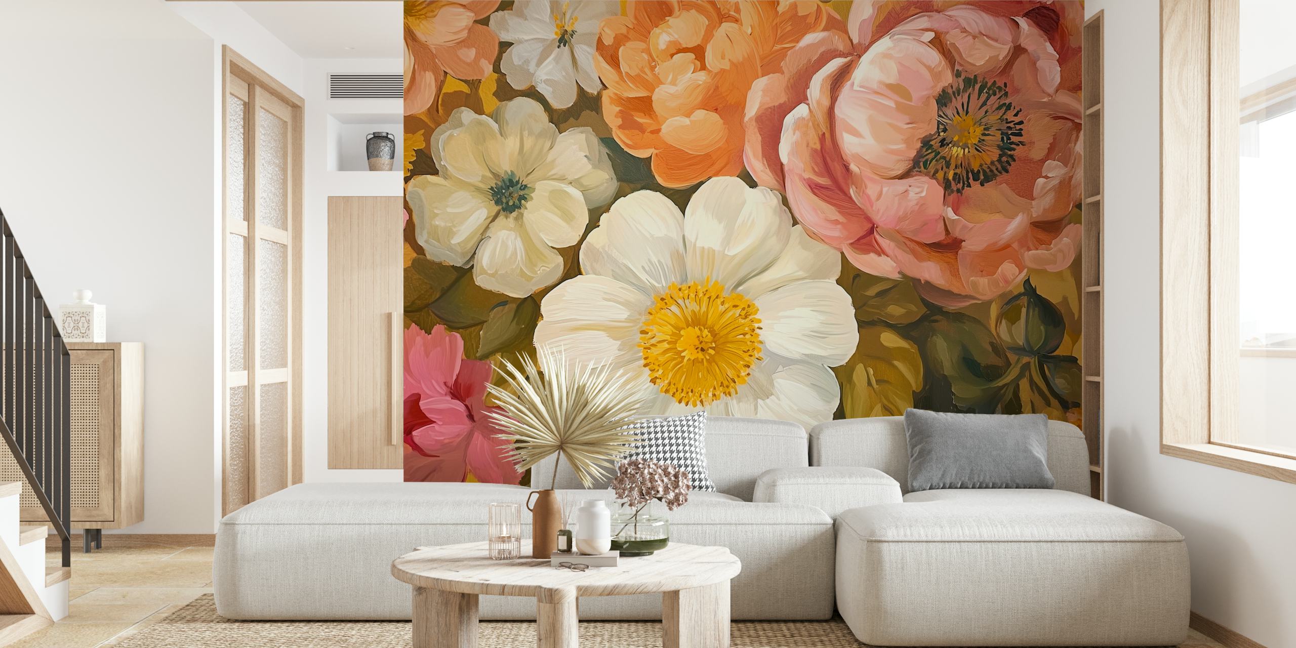 Design wallpaper Large Floral Elegance