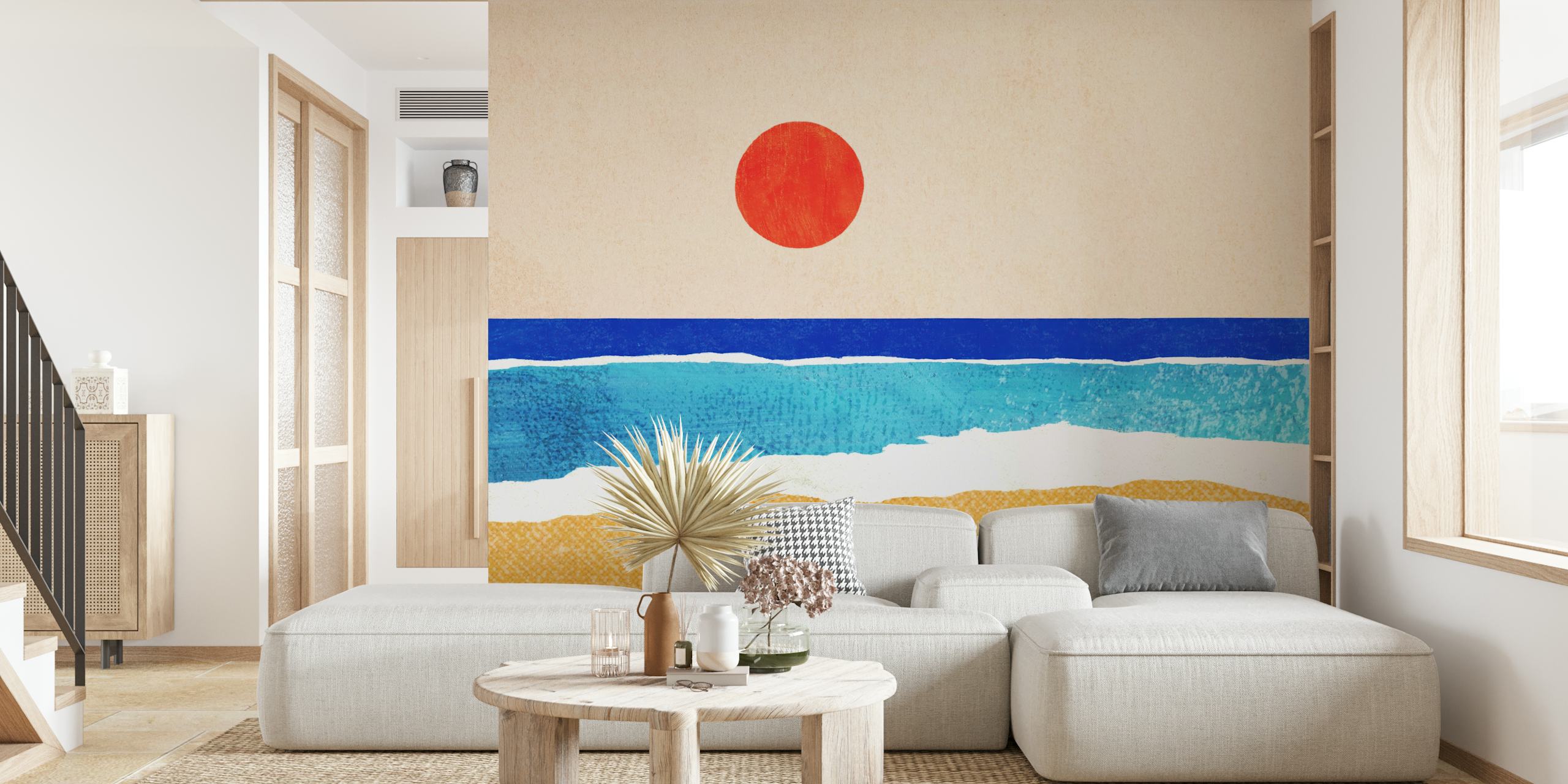 Ταπετσαρία Ocean Sunrise σε ένα δωμάτιο