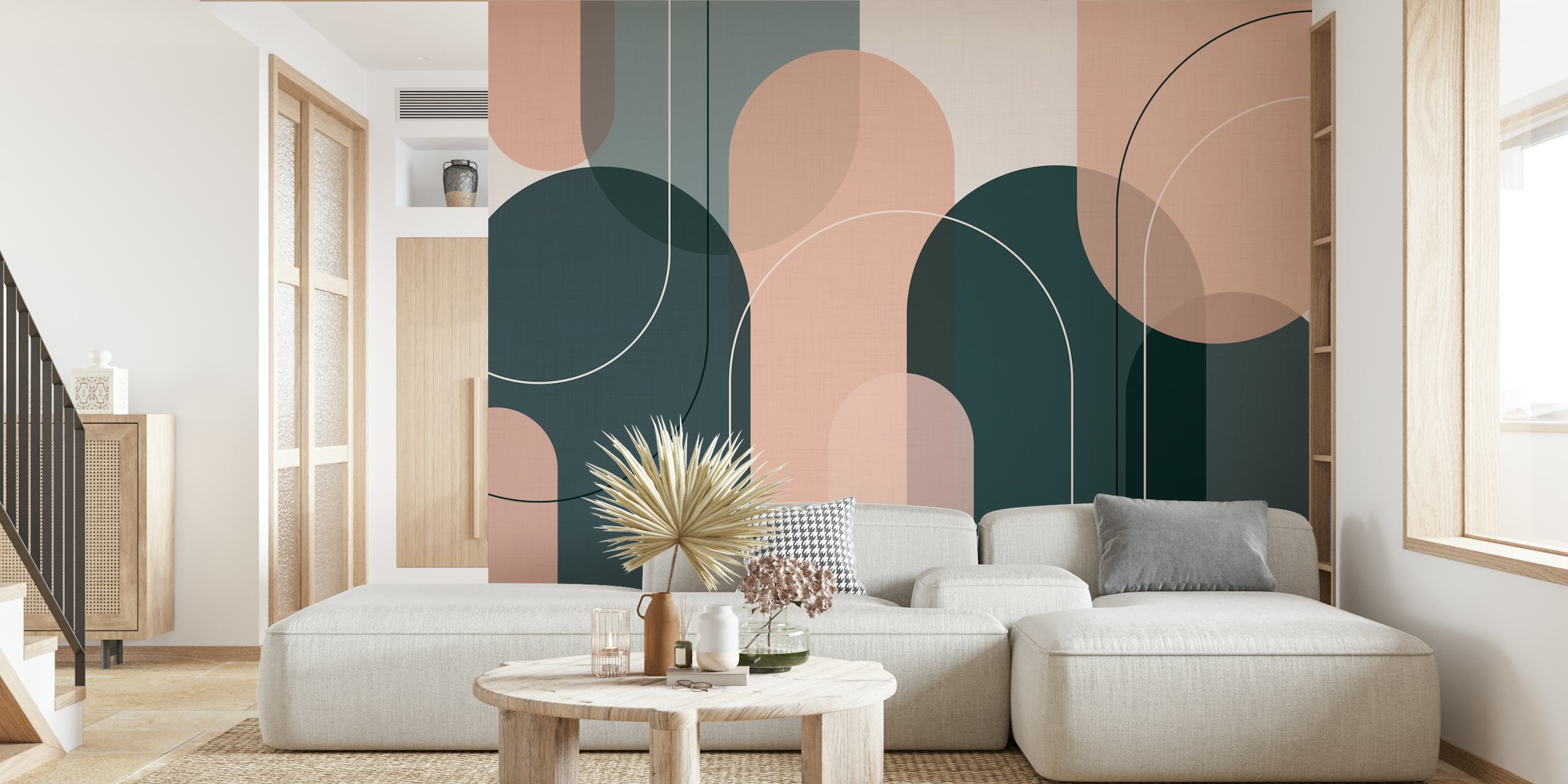 Elegant Arches Soft Tones tapet i et rom