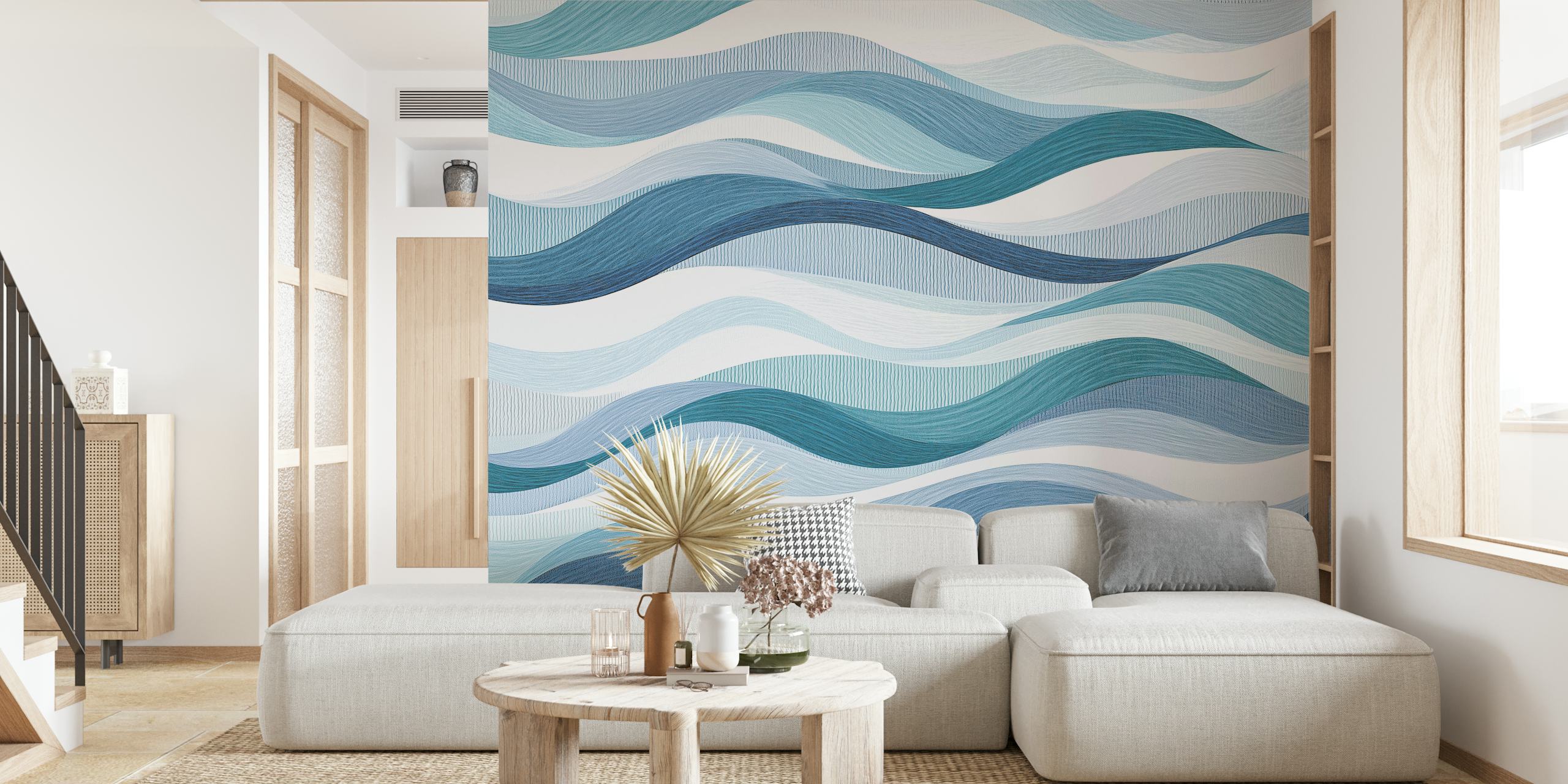 Projekt tapety Calm Sea Currents w pokoju