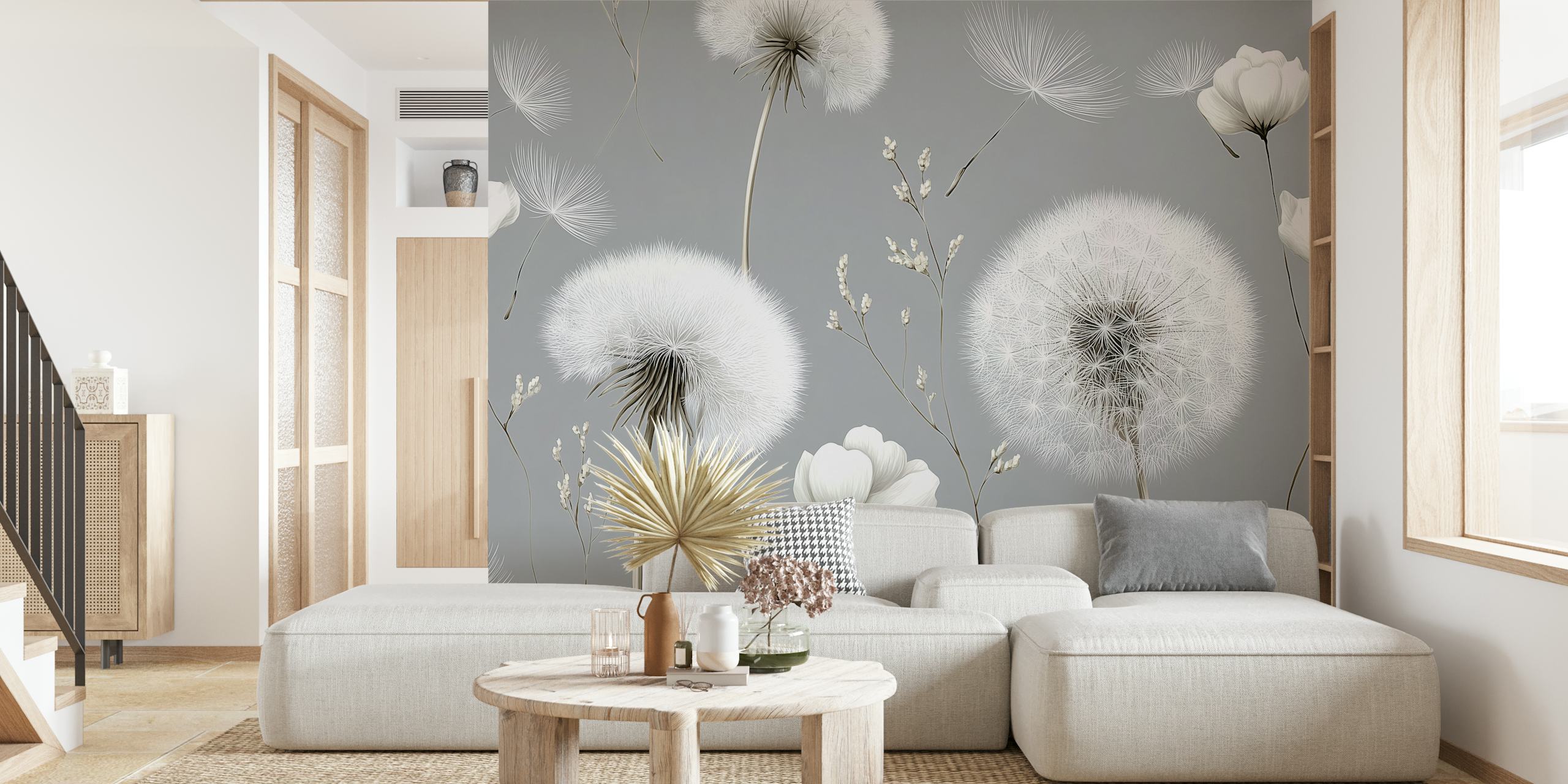 Dandelion Dreams wallpaper in a room