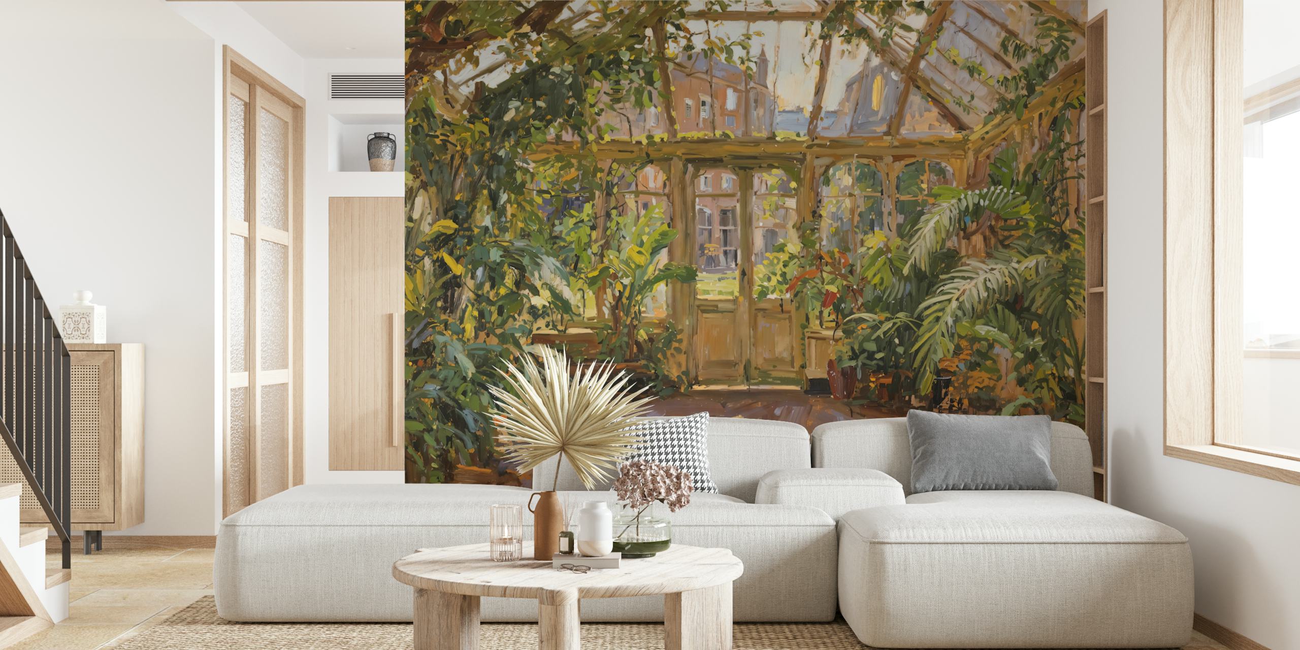 Papel de parede Paris Conservatory Garden em um quarto