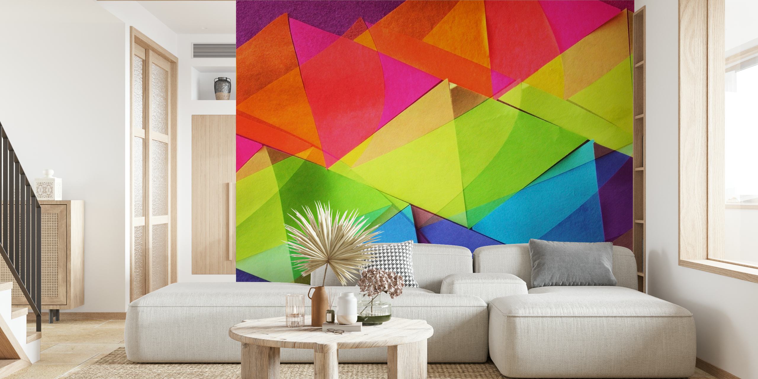 Tranquil Triangles behang