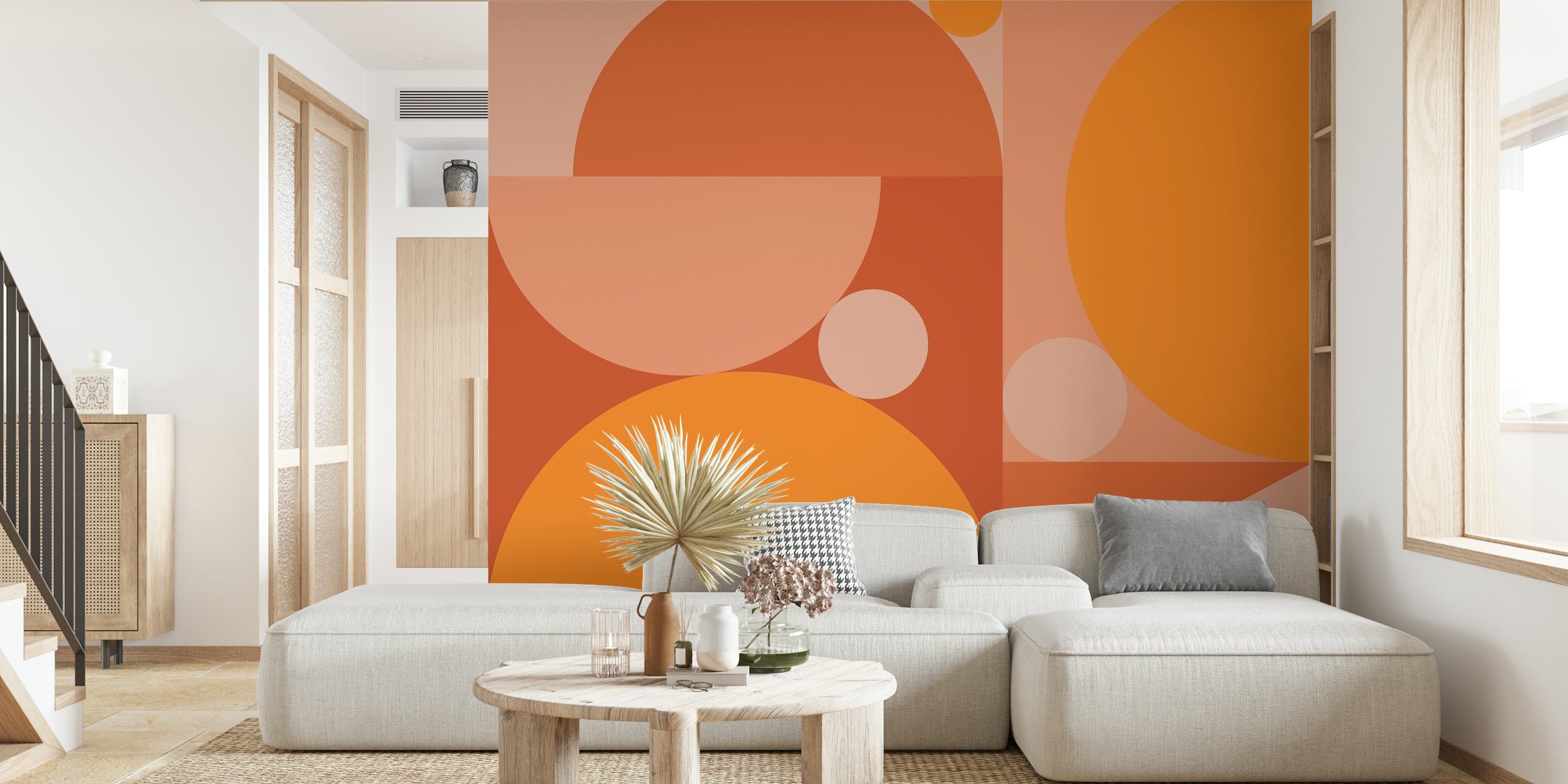 Burn Circles Abstract wallpaper