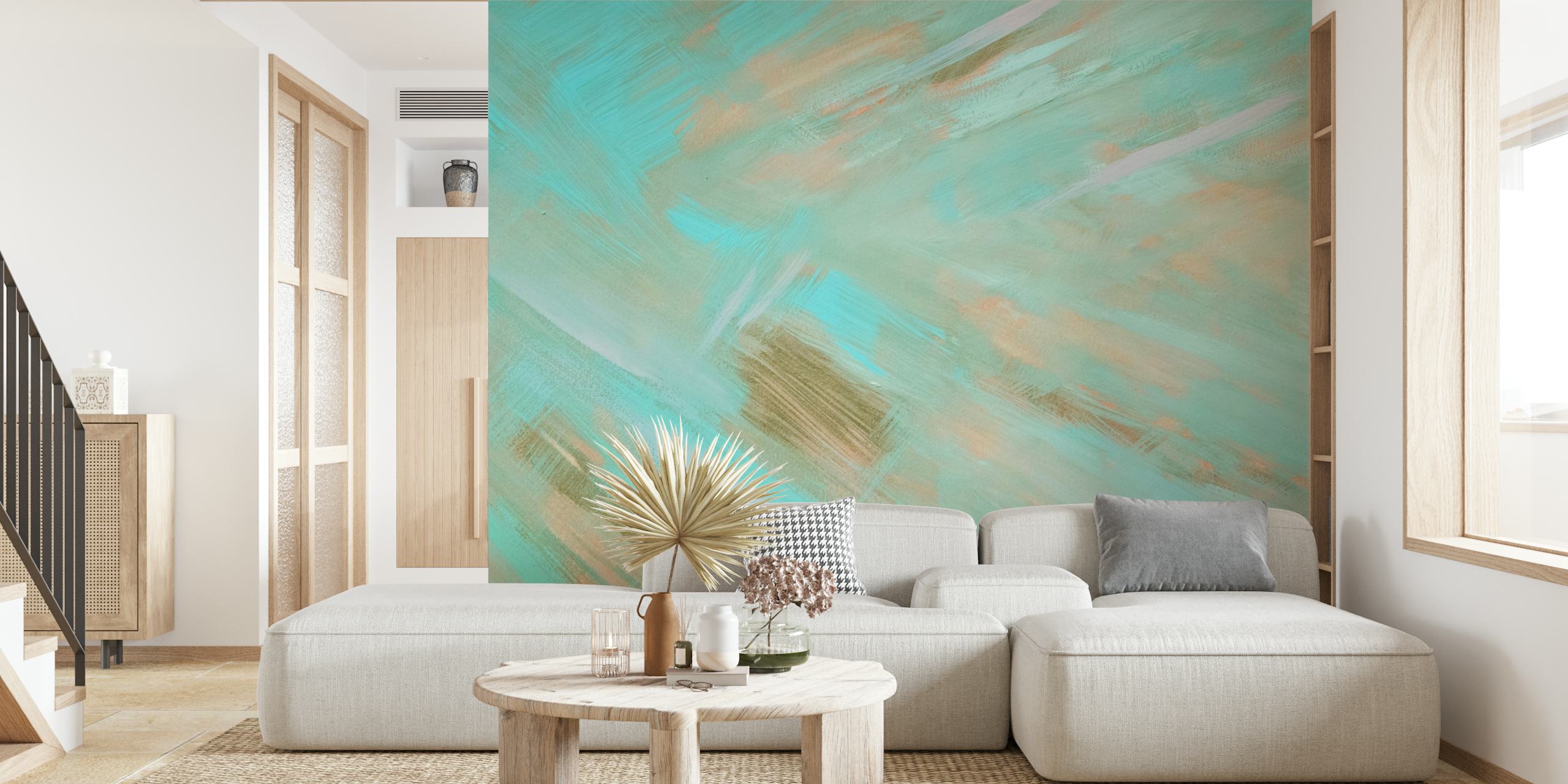 Vibrant Abstract tapetti huoneessa