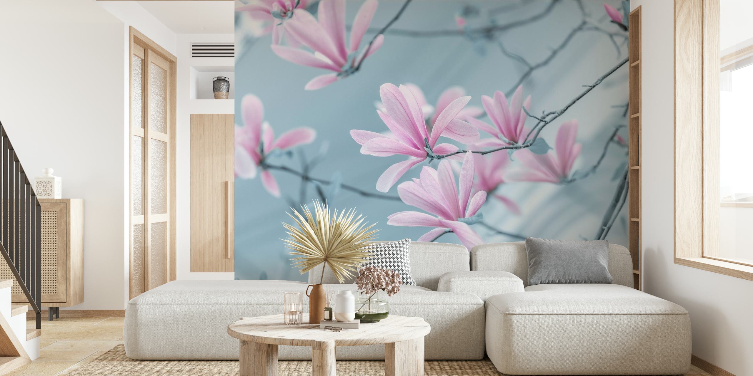 Magnolia flowers papel de parede