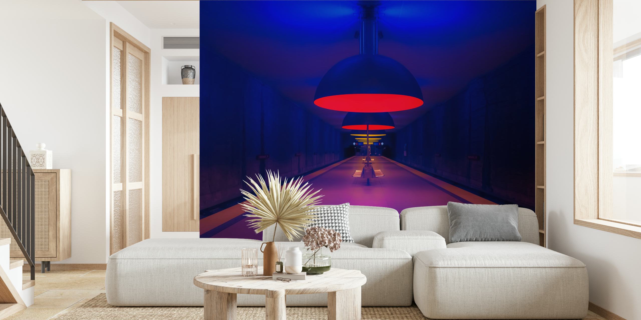 Underworld behangontwerp in een kamer