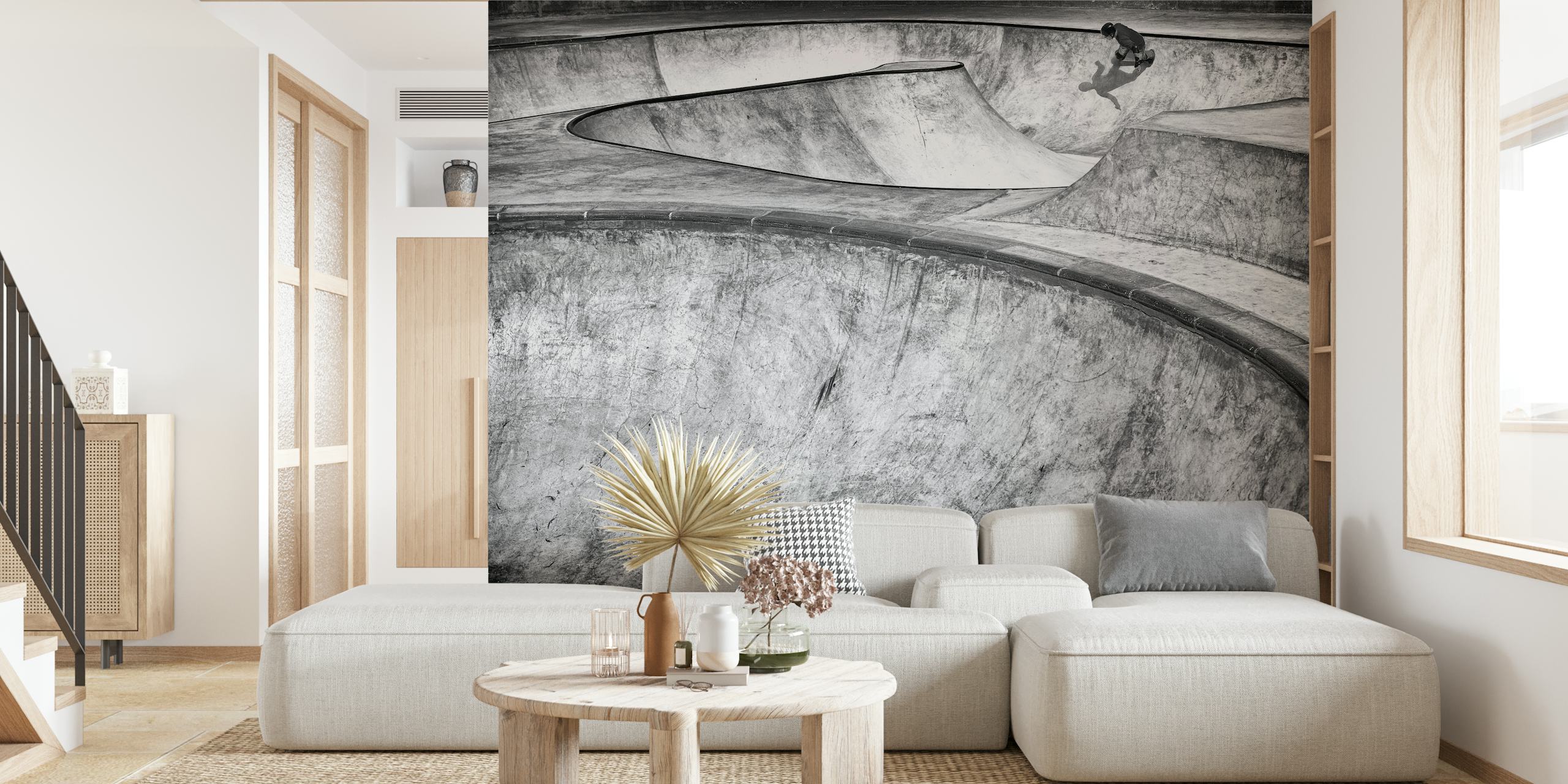Tapeta Concrete slider v moderním prostředí