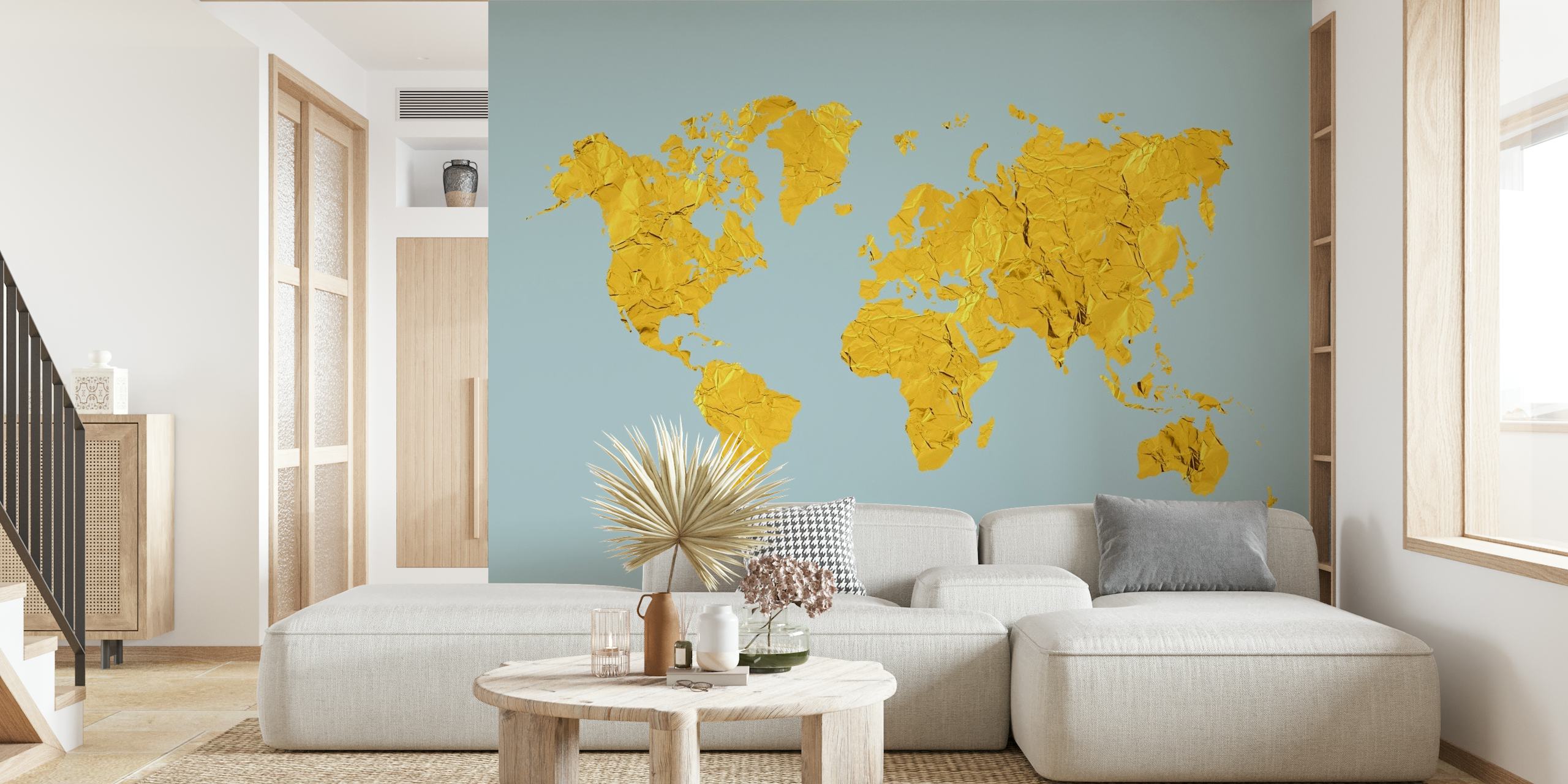 Golden map I wallpaper