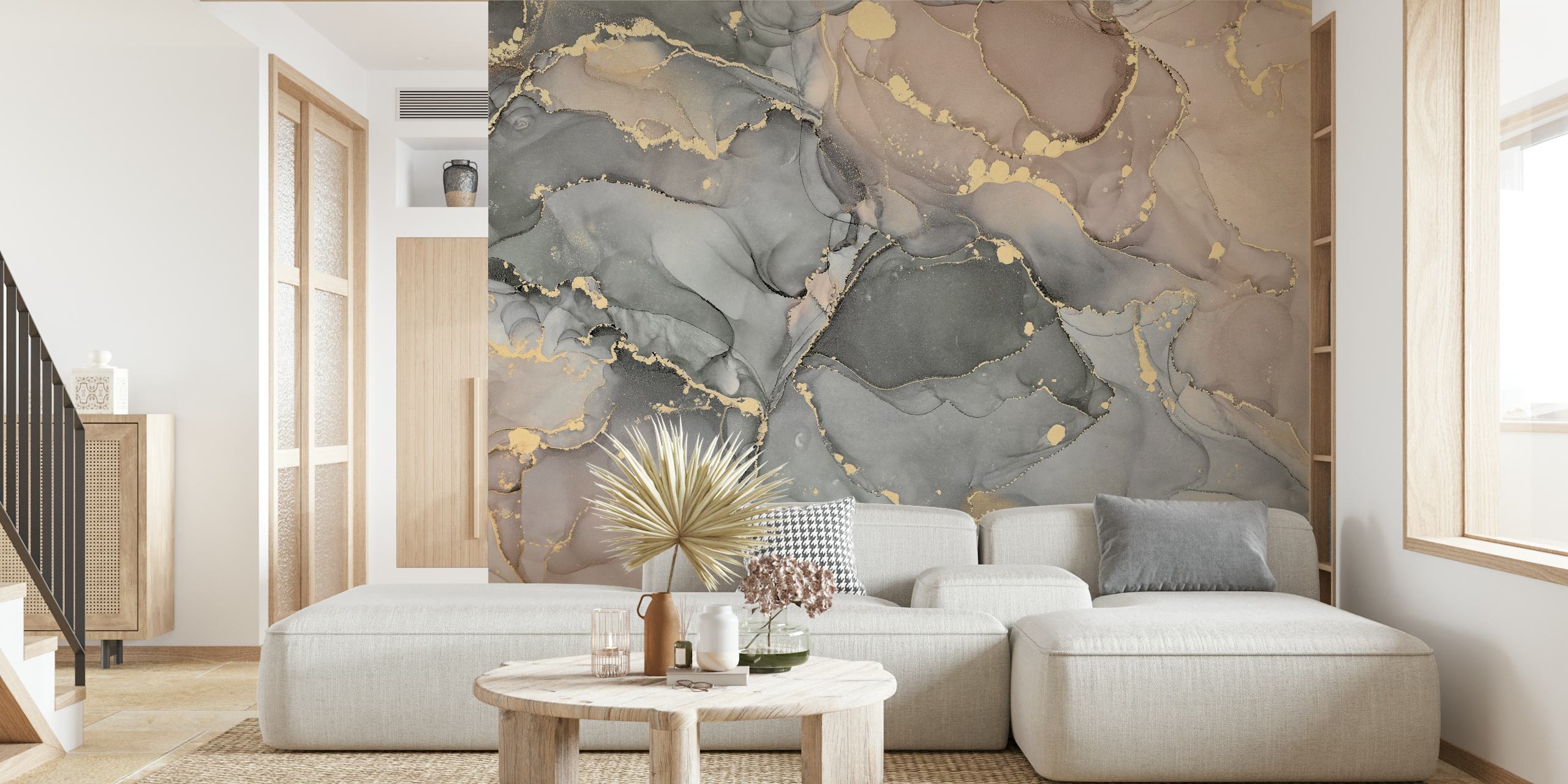 Surface Wall Murals displayed in a room