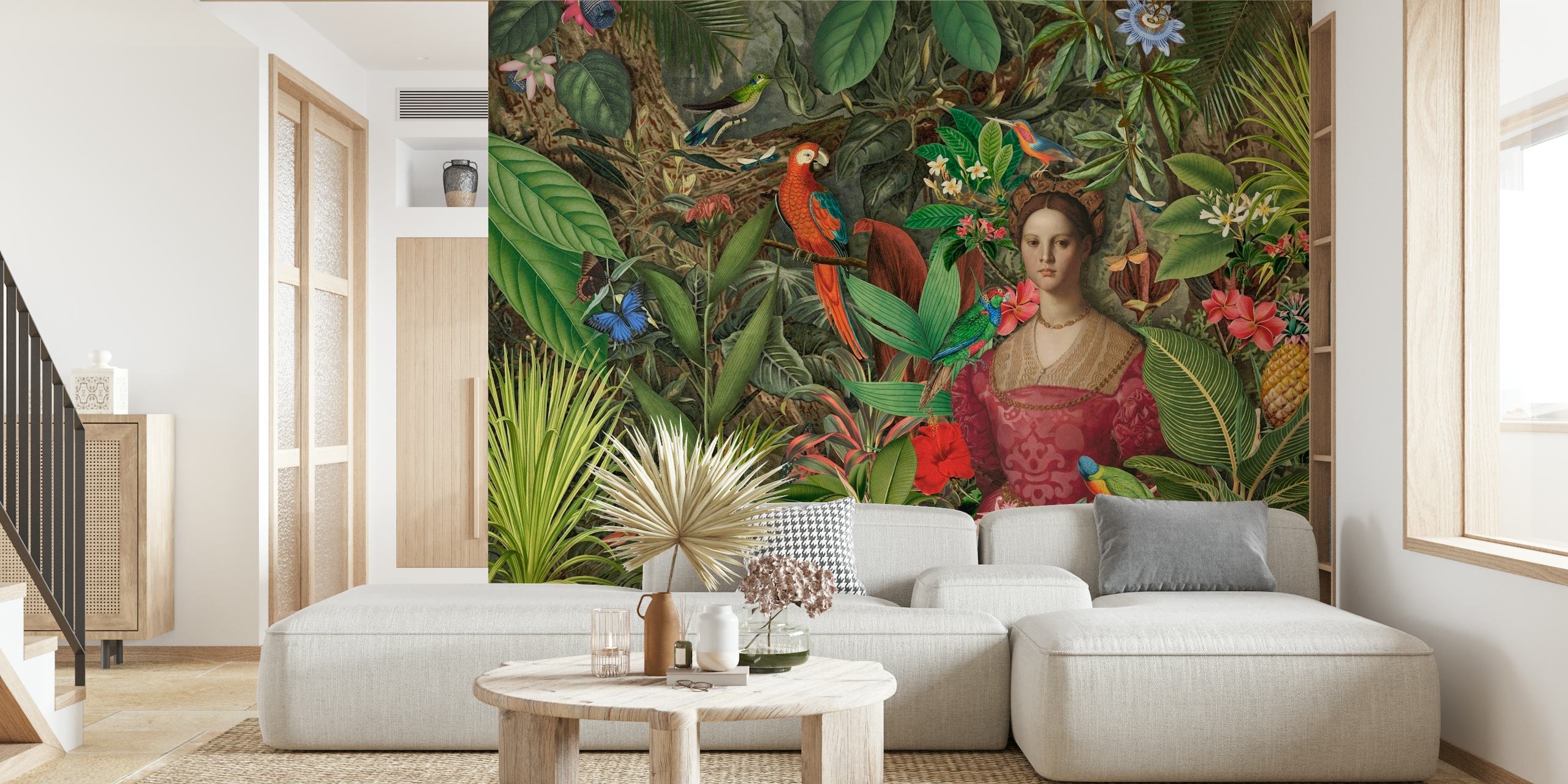 Baroque Jungle Paradise wallpaper