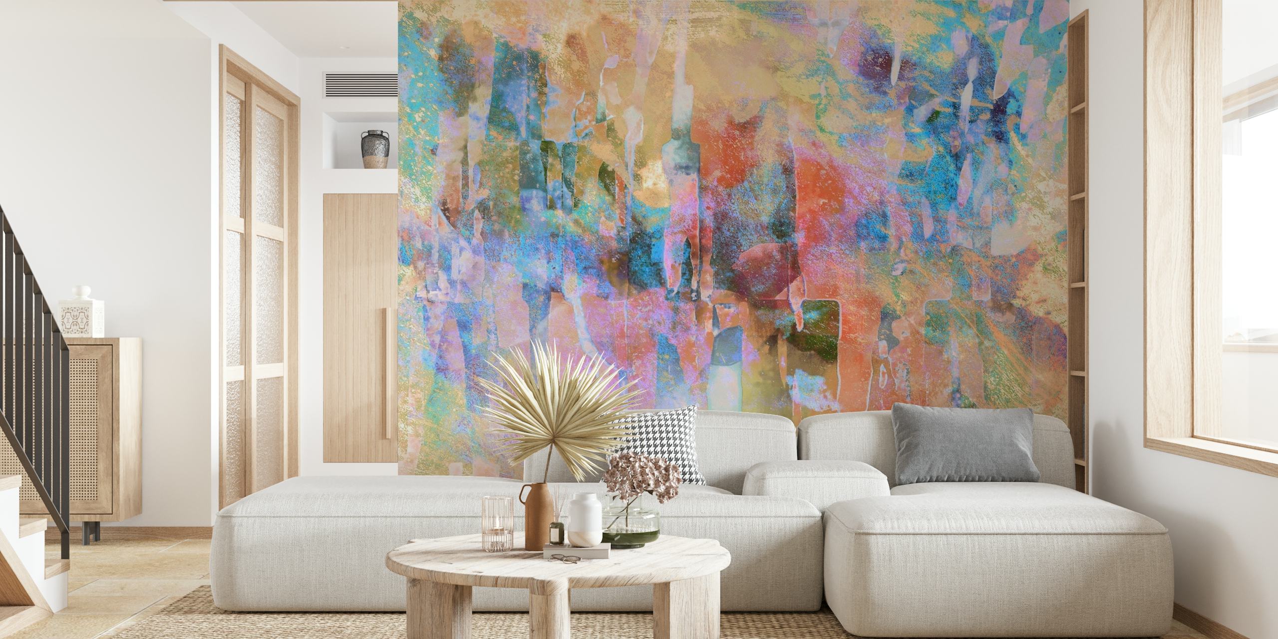 Pastel Vibes Abstract behang