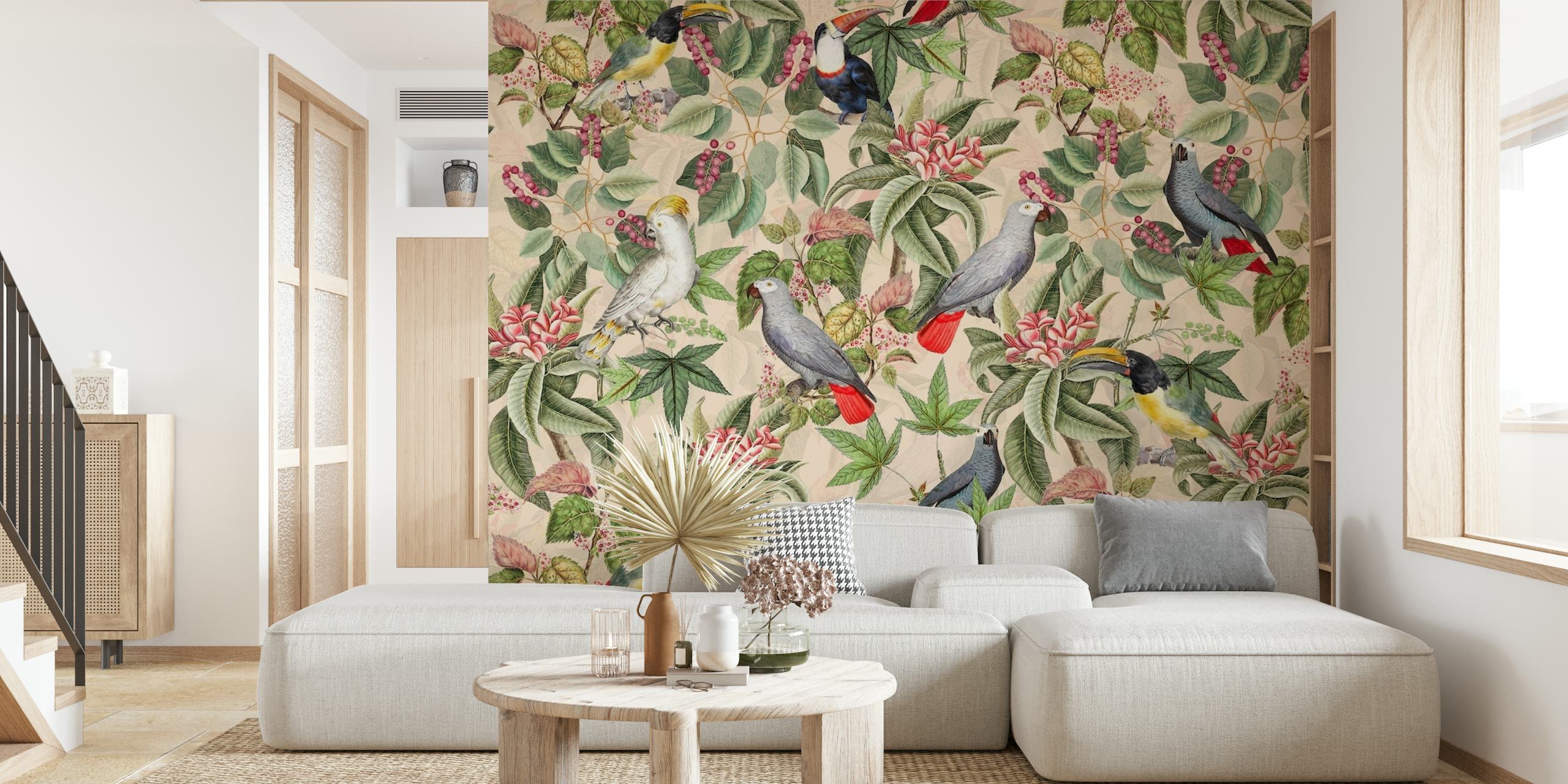 Tropical Bird Jungle 8 wallpaper
