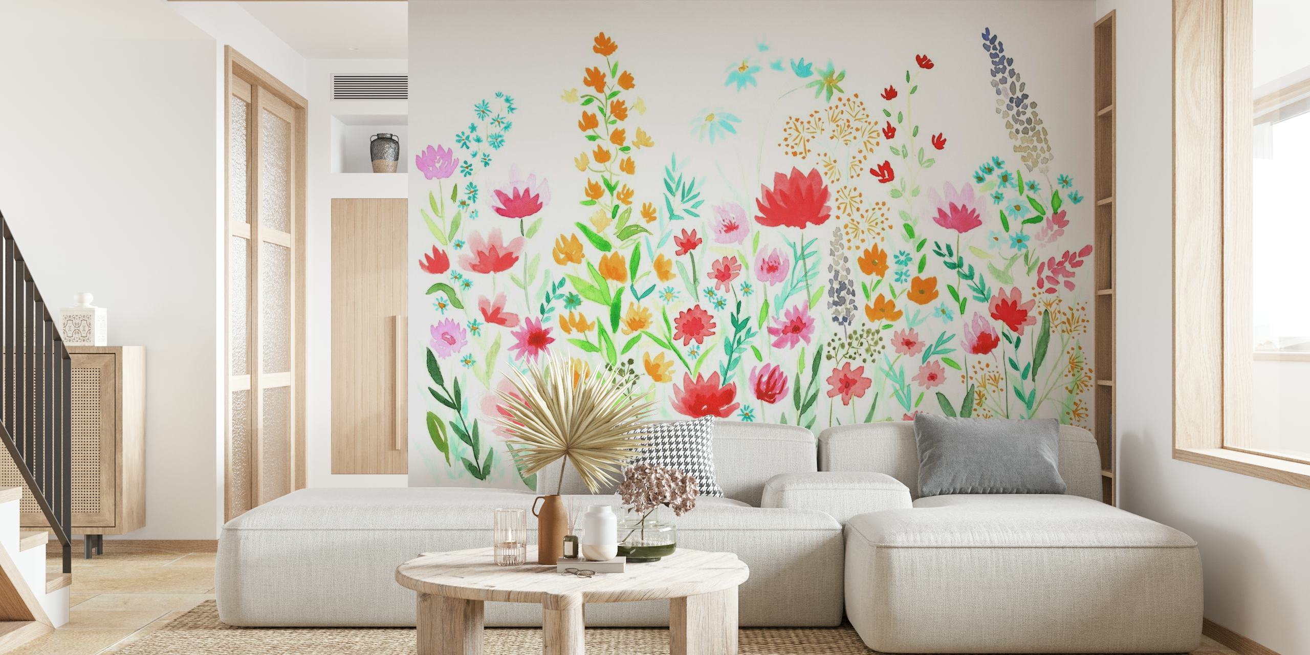 Watercolor Meadow wallpaper