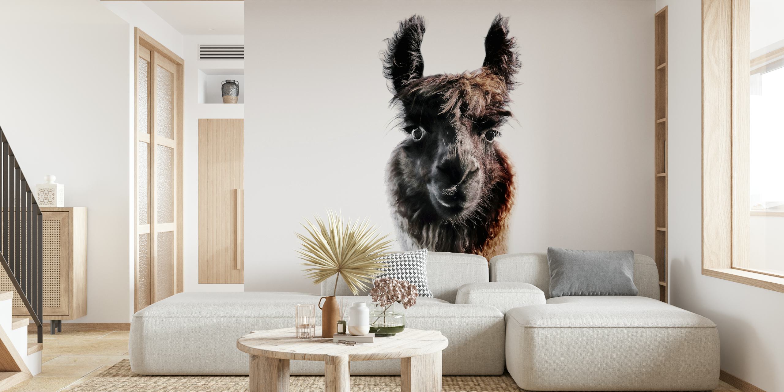 Lama George tapeta u postavci sobe