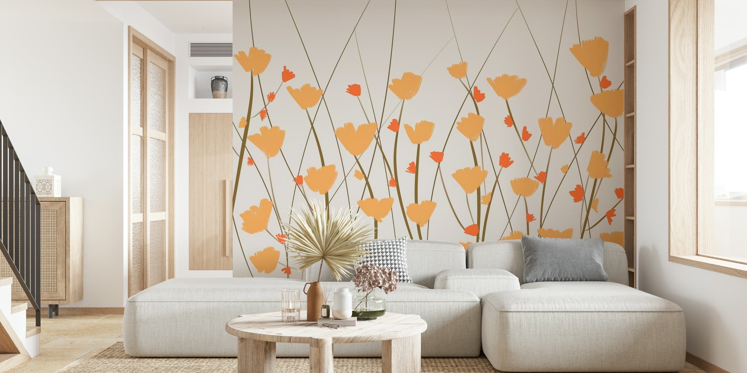 Modern Spring Flowers wallpaper