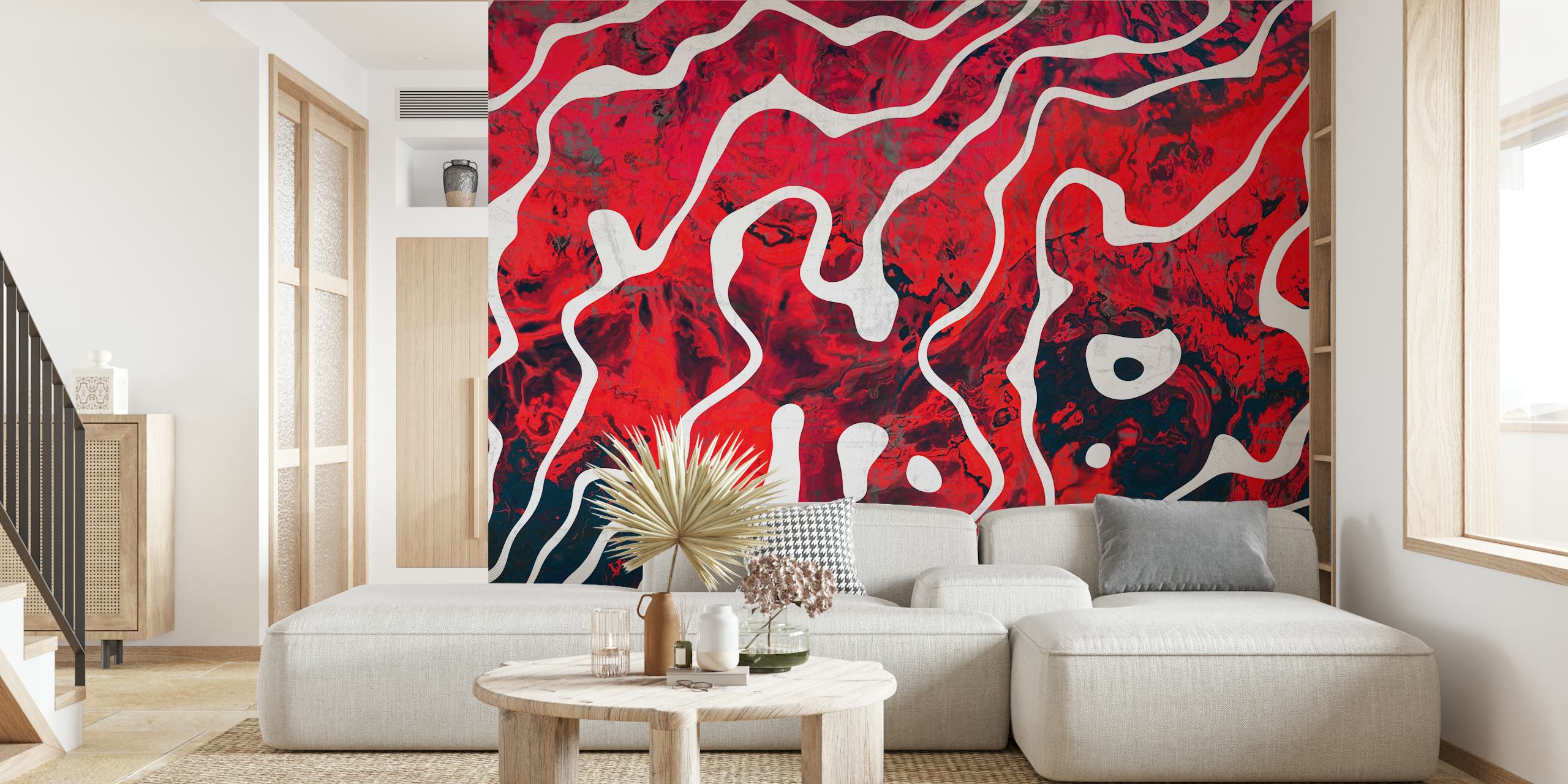 Pamplona 1 wallpaper design in a room