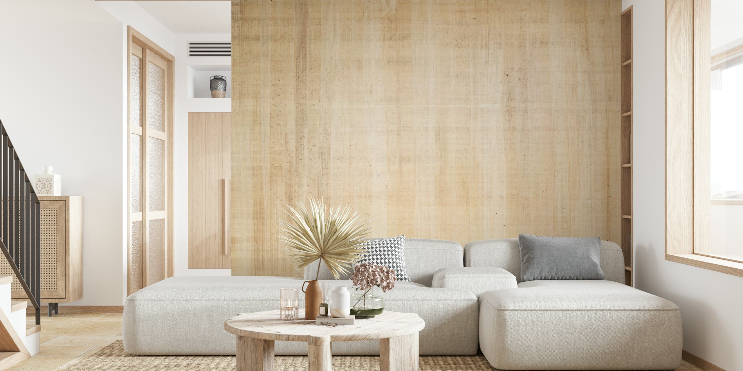 Elegant Shot of Papyrus Mural Wallpaper