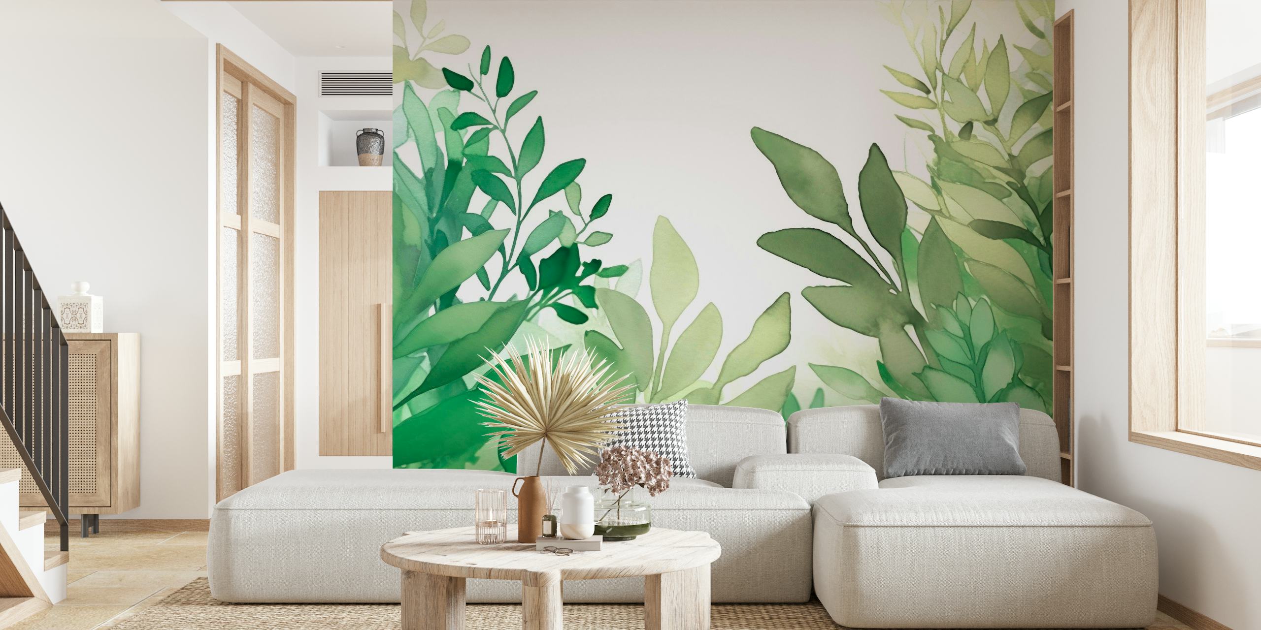 Fresh Green Foliage wallpaper