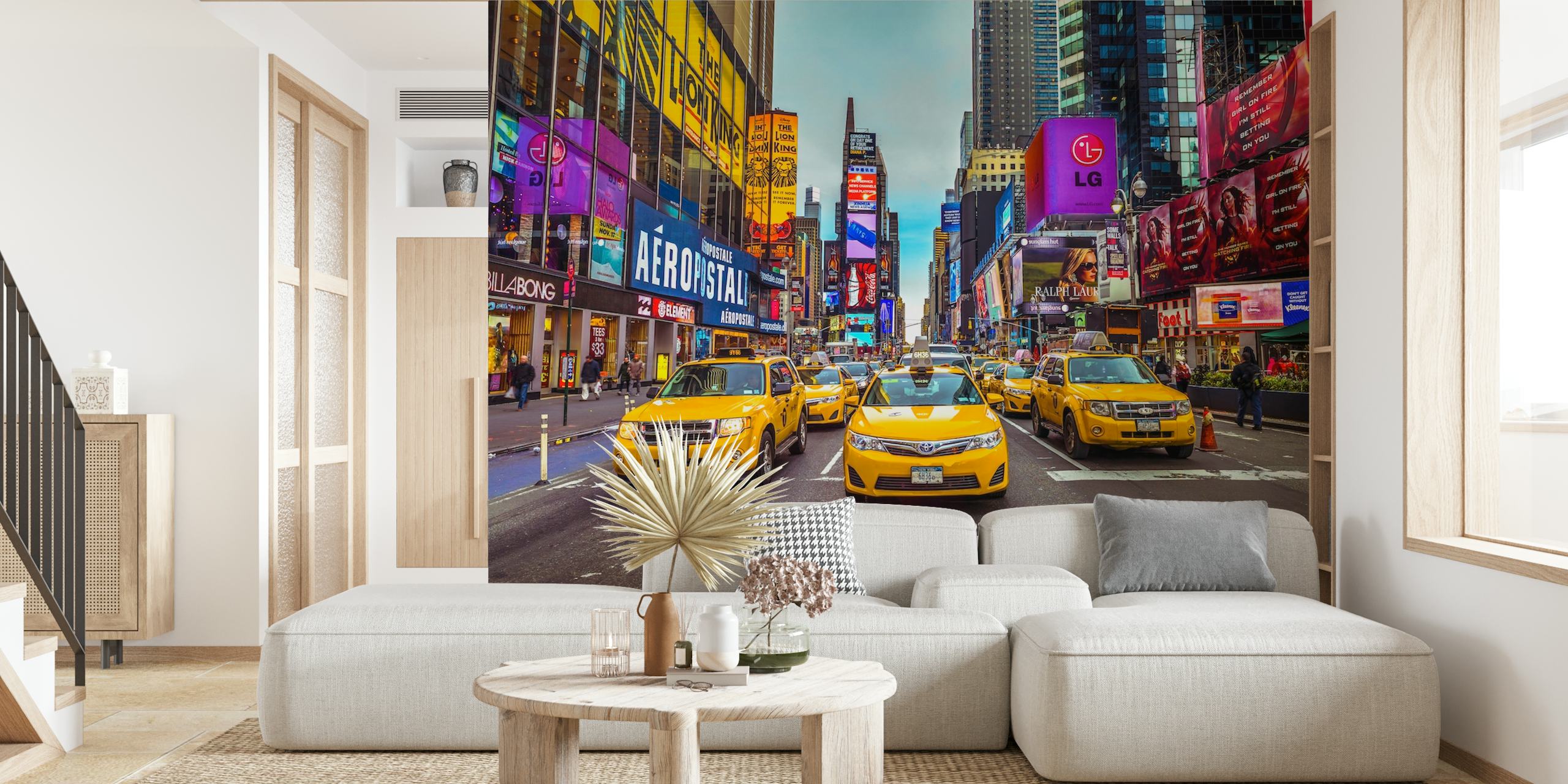 New York's Urban Pulse wallpaper design