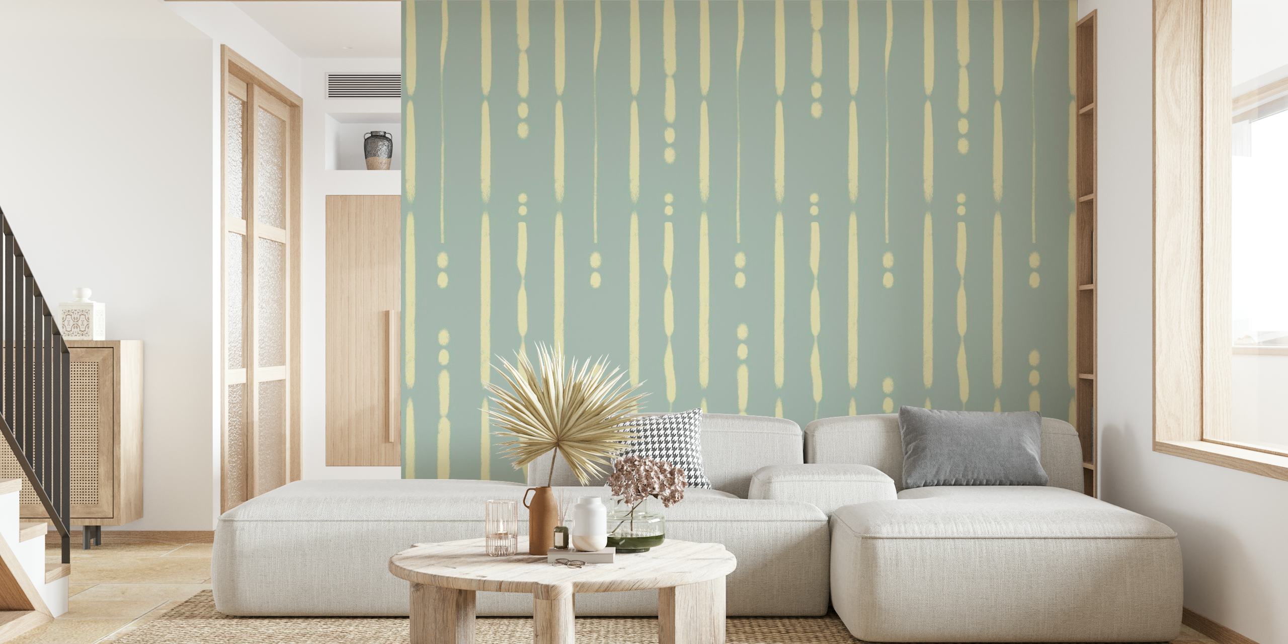 Modern Boho Stripes wallpaper