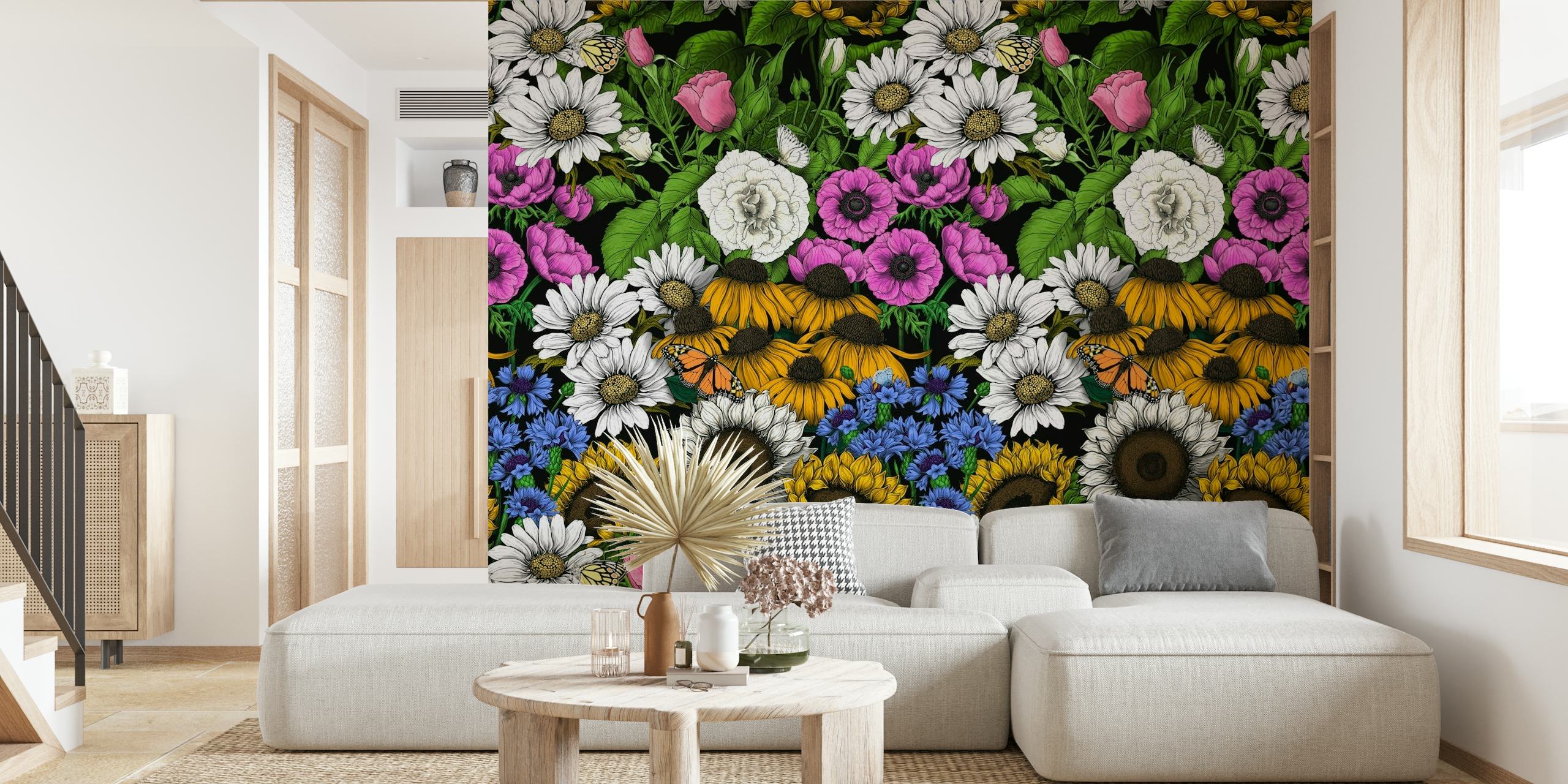Garden bedding- Collection 4 wallpaper