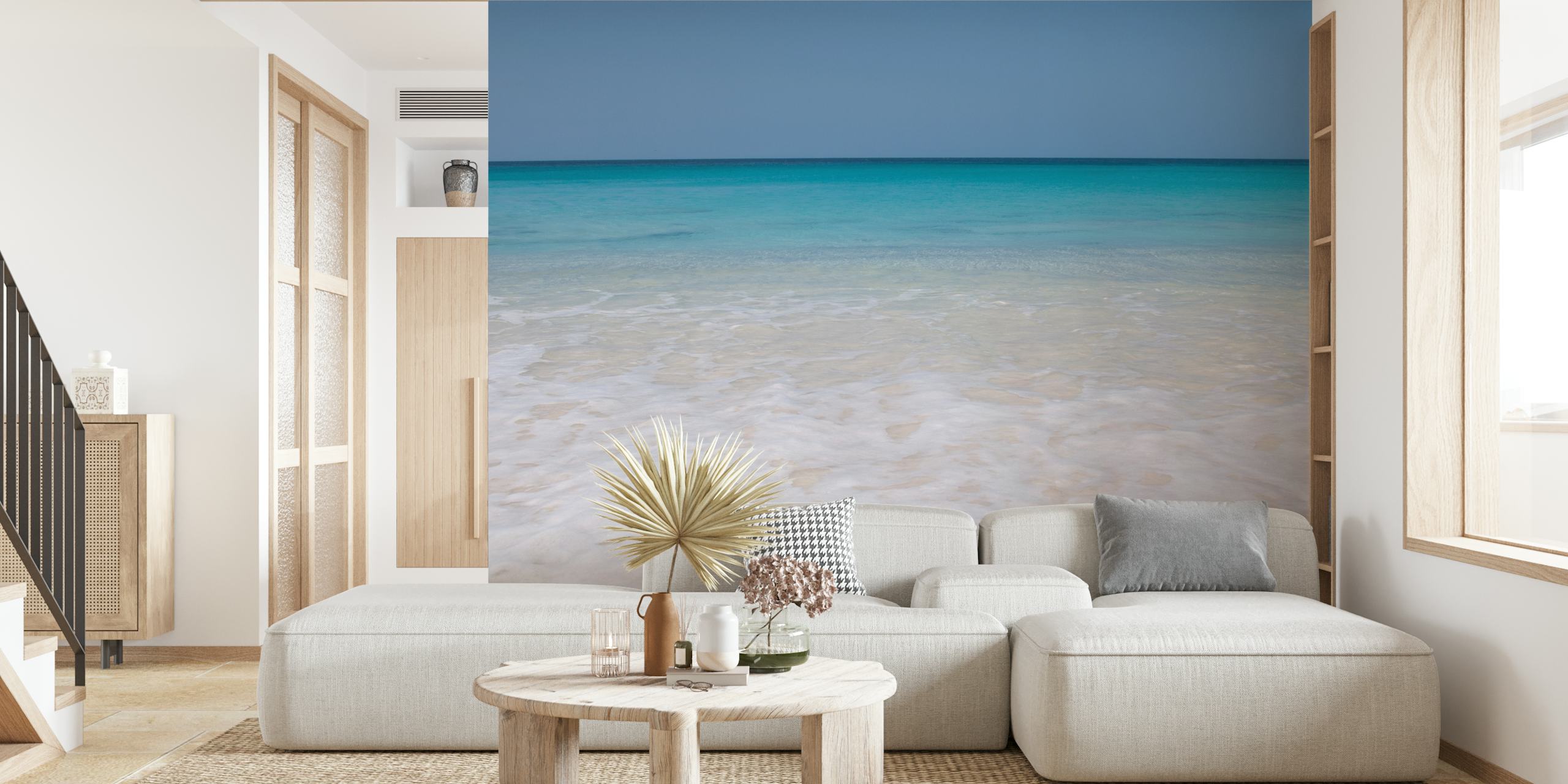 Caribbean Ocean Beach wallpaper design