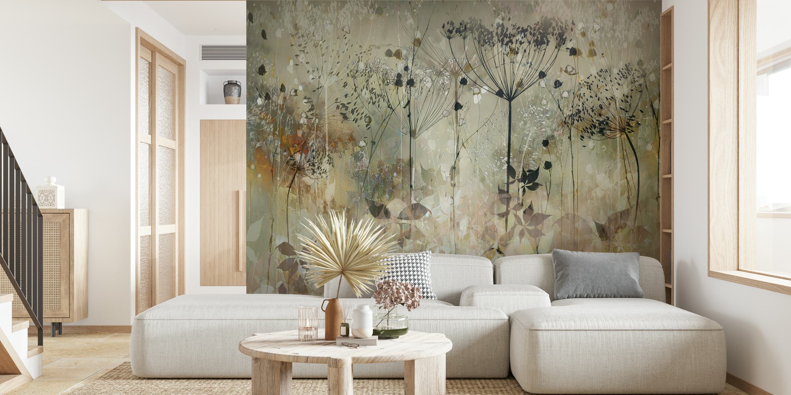 Blomsterdesign med høstfarger