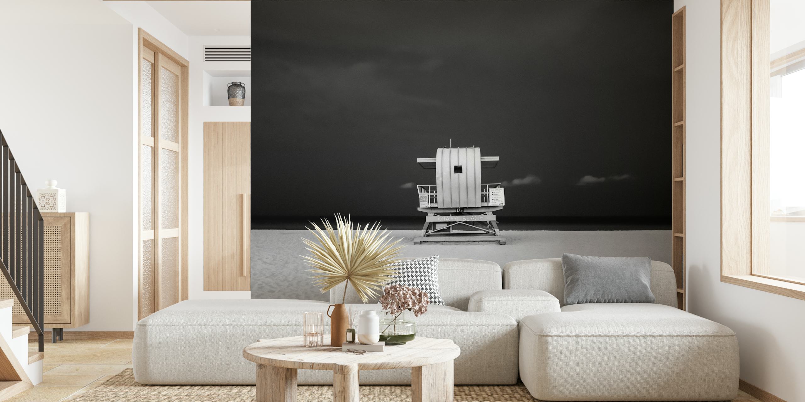 Yhdistelevä Miami Beach -pelastustorni yönä