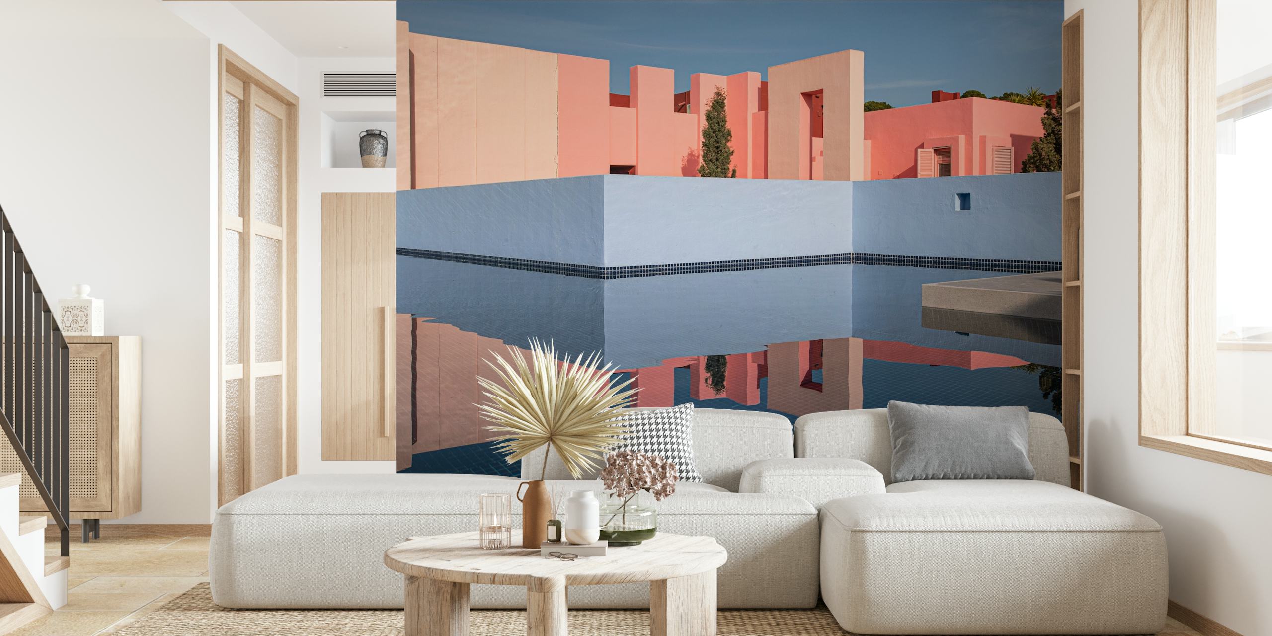 Fargerik tapetdesign med Muralla Roja #26