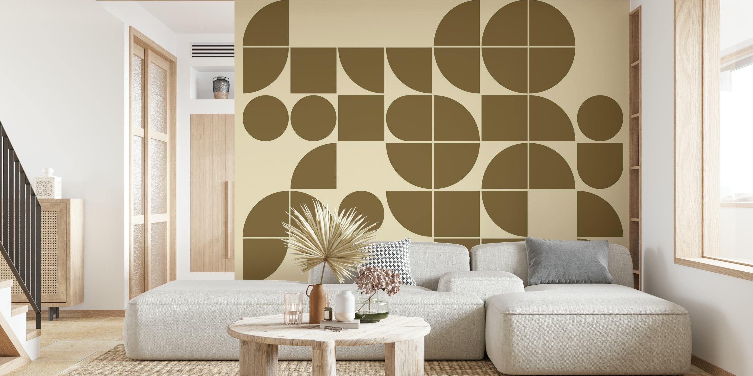 Balanced Bauhaus wallpaper
