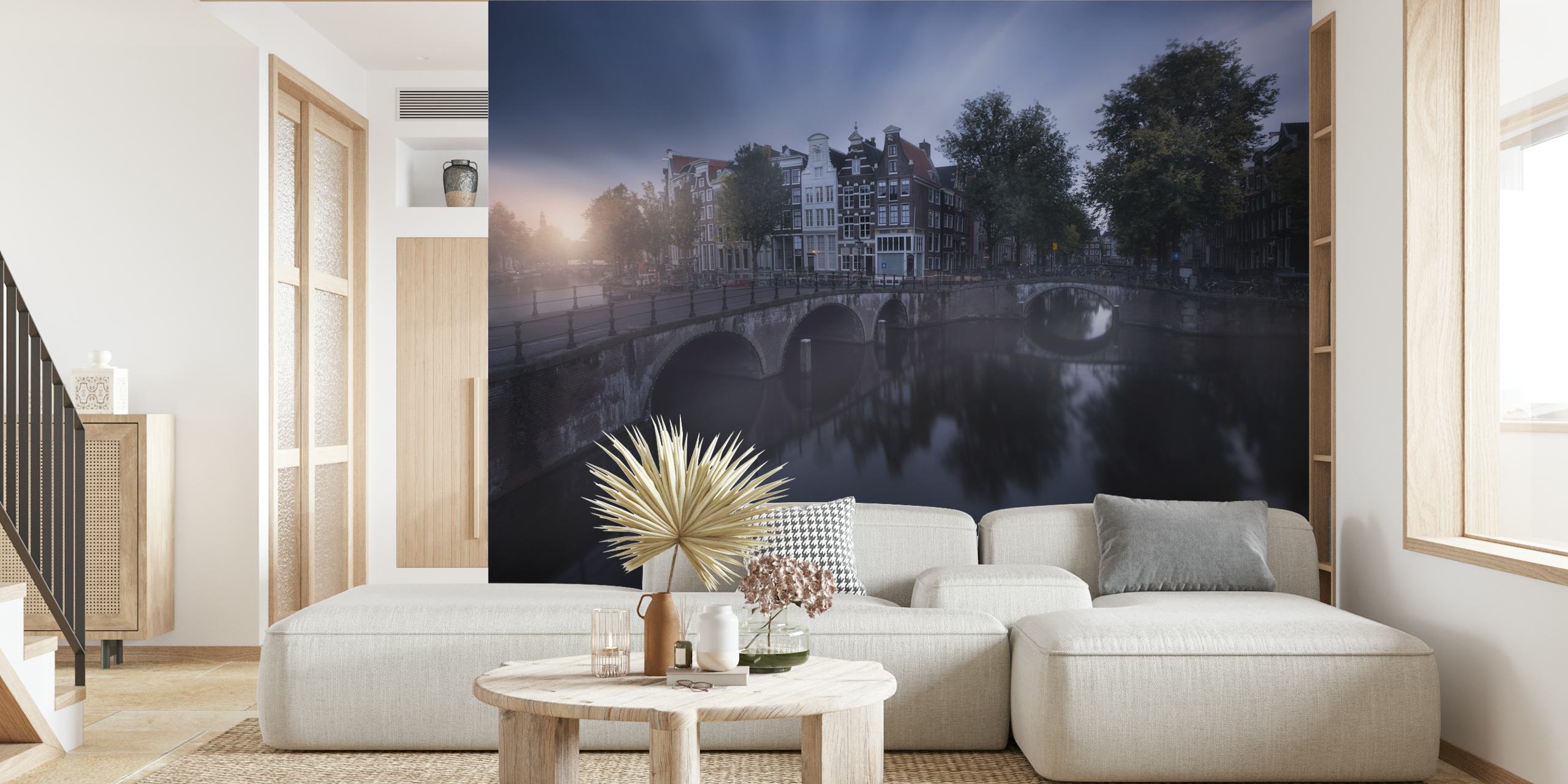 carta da parati Amsterdam Morning II in una stanza