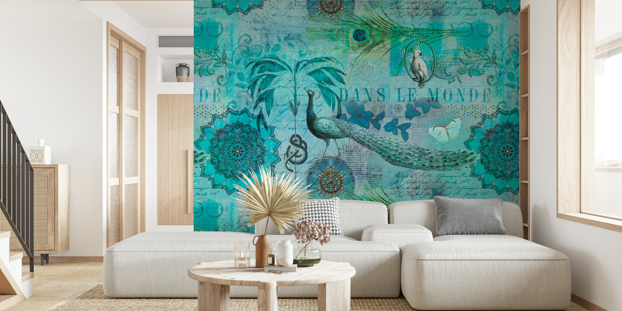 Birds Fantasy World tapetti huoneessa