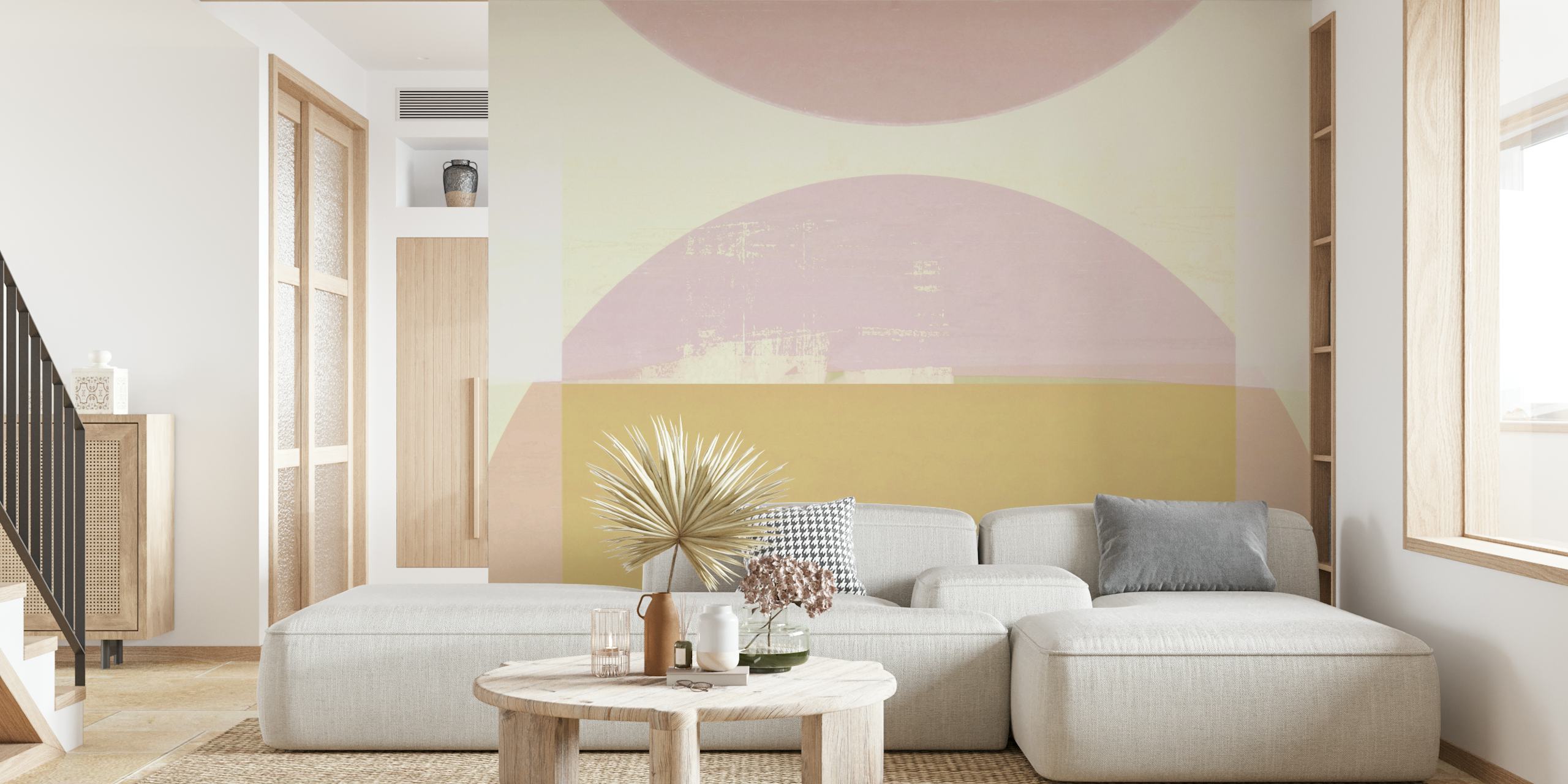 Soft Bauhaus Grunge tapet i et rom
