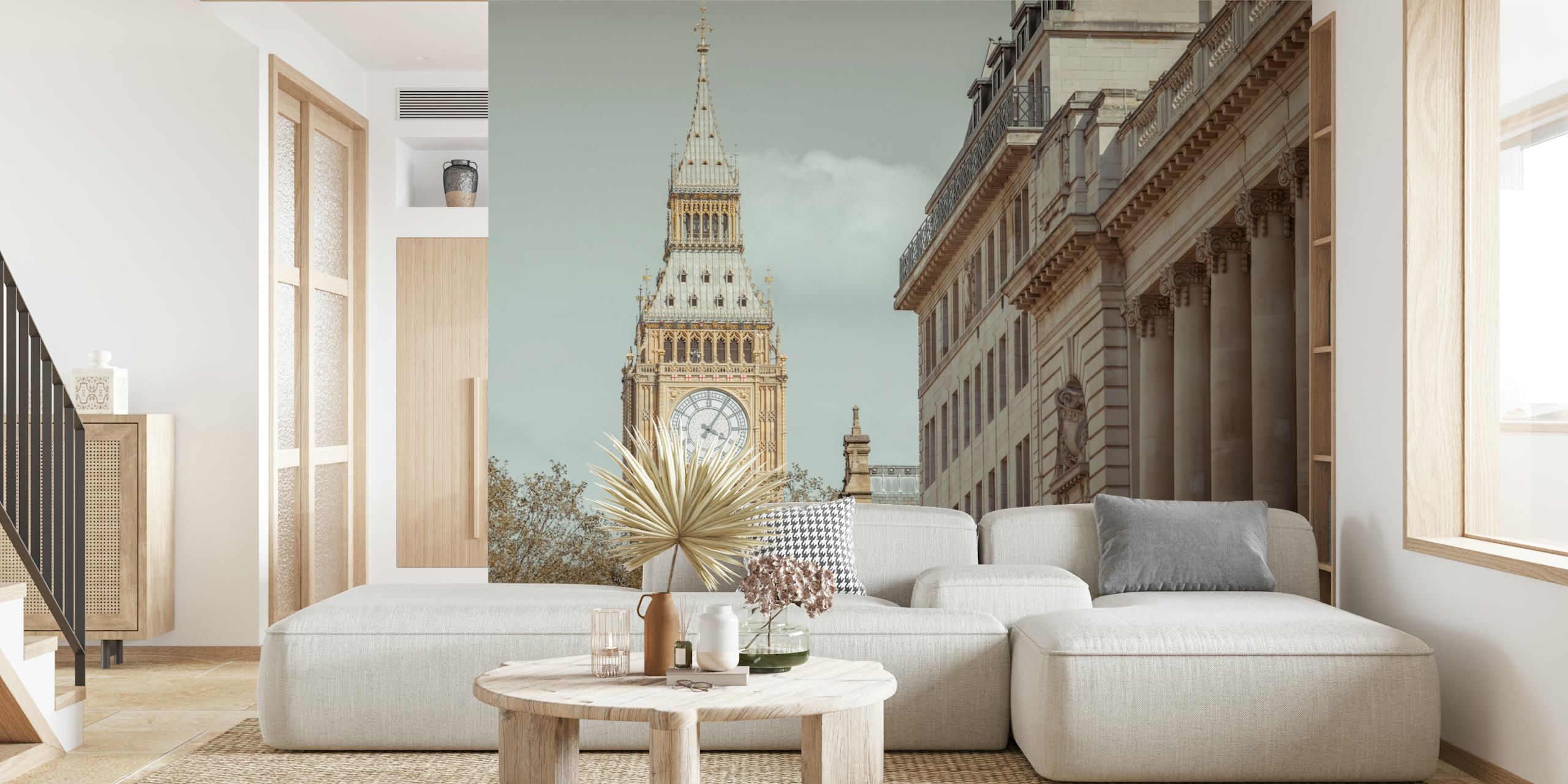 Timeless London tapetti huoneessa